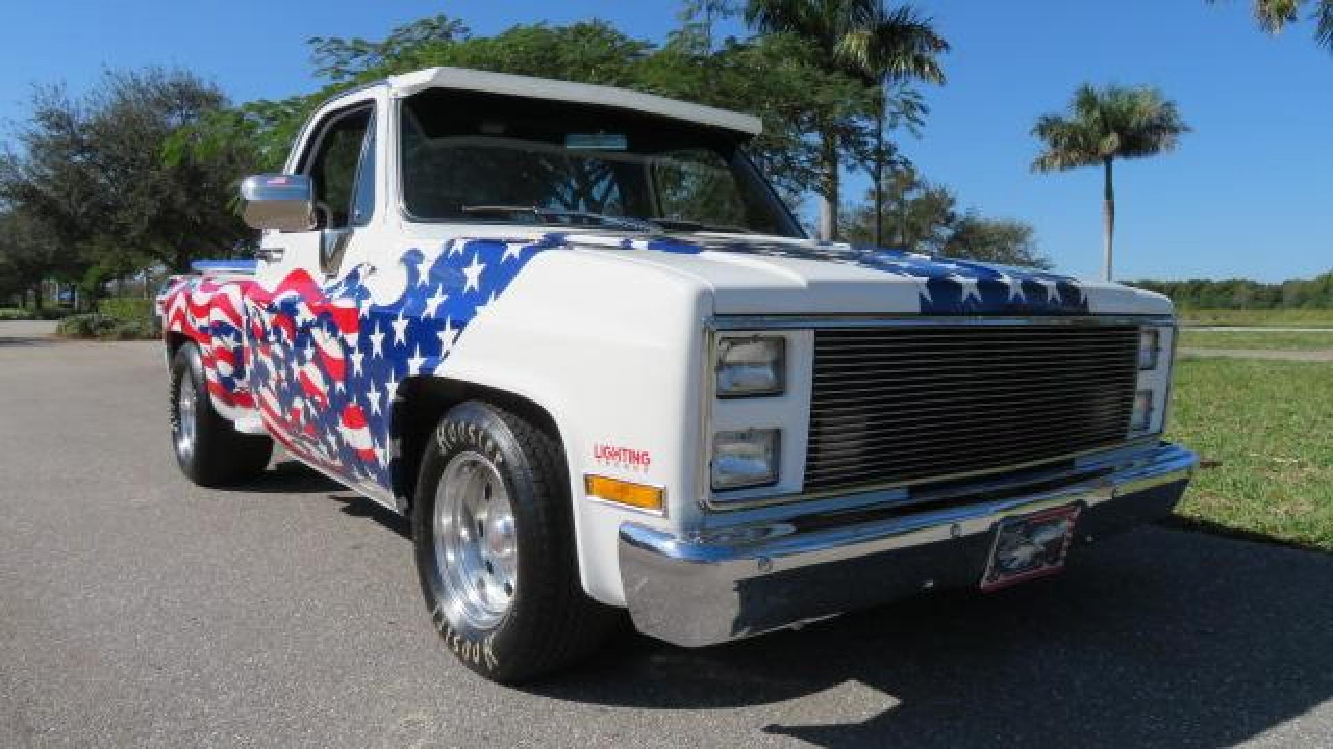 1986 White /Black Chevrolet Silverado 1500 Custom Deluxe 2WD (2GCDC14H5G1) with an 5.0L V8 OHV engine, located at 4301 Oak Circle #19, Boca Raton, FL, 33431, (954) 561-2499, 26.388861, -80.084038 - You are looking at an Absolutely Stunning Show Winning 1986 Chevy C10 Stepside that had a frame off restoration. This is a highly decorated show truck that has won many trophies across many different categories. It's radical and turns heads everywhere. This truck went through a highly meticulous fra - Photo#9