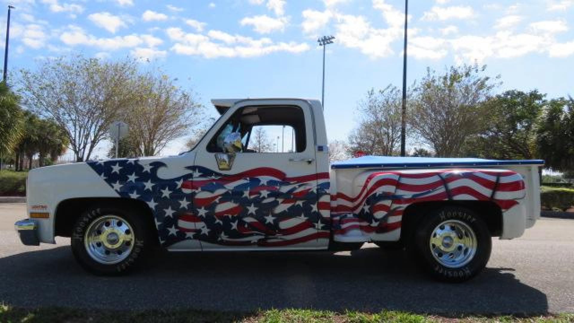 1986 White /Black Chevrolet Silverado 1500 Custom Deluxe 2WD (2GCDC14H5G1) with an 5.0L V8 OHV engine, located at 4301 Oak Circle #19, Boca Raton, FL, 33431, (954) 561-2499, 26.388861, -80.084038 - You are looking at an Absolutely Stunning Show Winning 1986 Chevy C10 Stepside that had a frame off restoration. This is a highly decorated show truck that has won many trophies across many different categories. It's radical and turns heads everywhere. This truck went through a highly meticulous fra - Photo#15