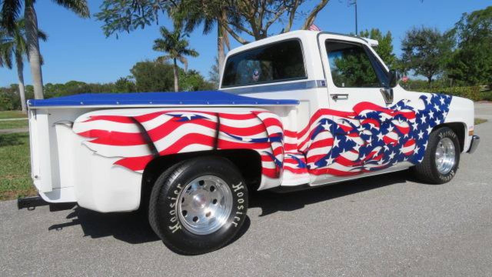 1986 White /Black Chevrolet Silverado 1500 Custom Deluxe 2WD (2GCDC14H5G1) with an 5.0L V8 OHV engine, located at 4301 Oak Circle #19, Boca Raton, FL, 33431, (954) 561-2499, 26.388861, -80.084038 - You are looking at an Absolutely Stunning Show Winning 1986 Chevy C10 Stepside that had a frame off restoration. This is a highly decorated show truck that has won many trophies across many different categories. It's radical and turns heads everywhere. This truck went through a highly meticulous fra - Photo#25