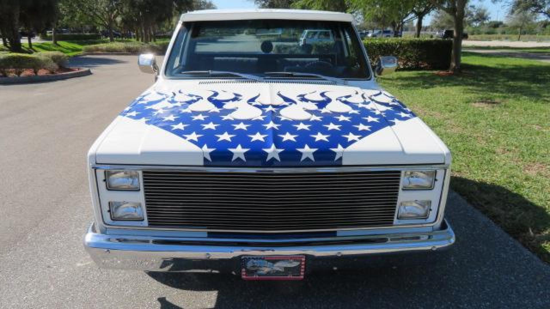 1986 White /Black Chevrolet Silverado 1500 Custom Deluxe 2WD (2GCDC14H5G1) with an 5.0L V8 OHV engine, located at 4301 Oak Circle #19, Boca Raton, FL, 33431, (954) 561-2499, 26.388861, -80.084038 - You are looking at an Absolutely Stunning Show Winning 1986 Chevy C10 Stepside that had a frame off restoration. This is a highly decorated show truck that has won many trophies across many different categories. It's radical and turns heads everywhere. This truck went through a highly meticulous fra - Photo#31