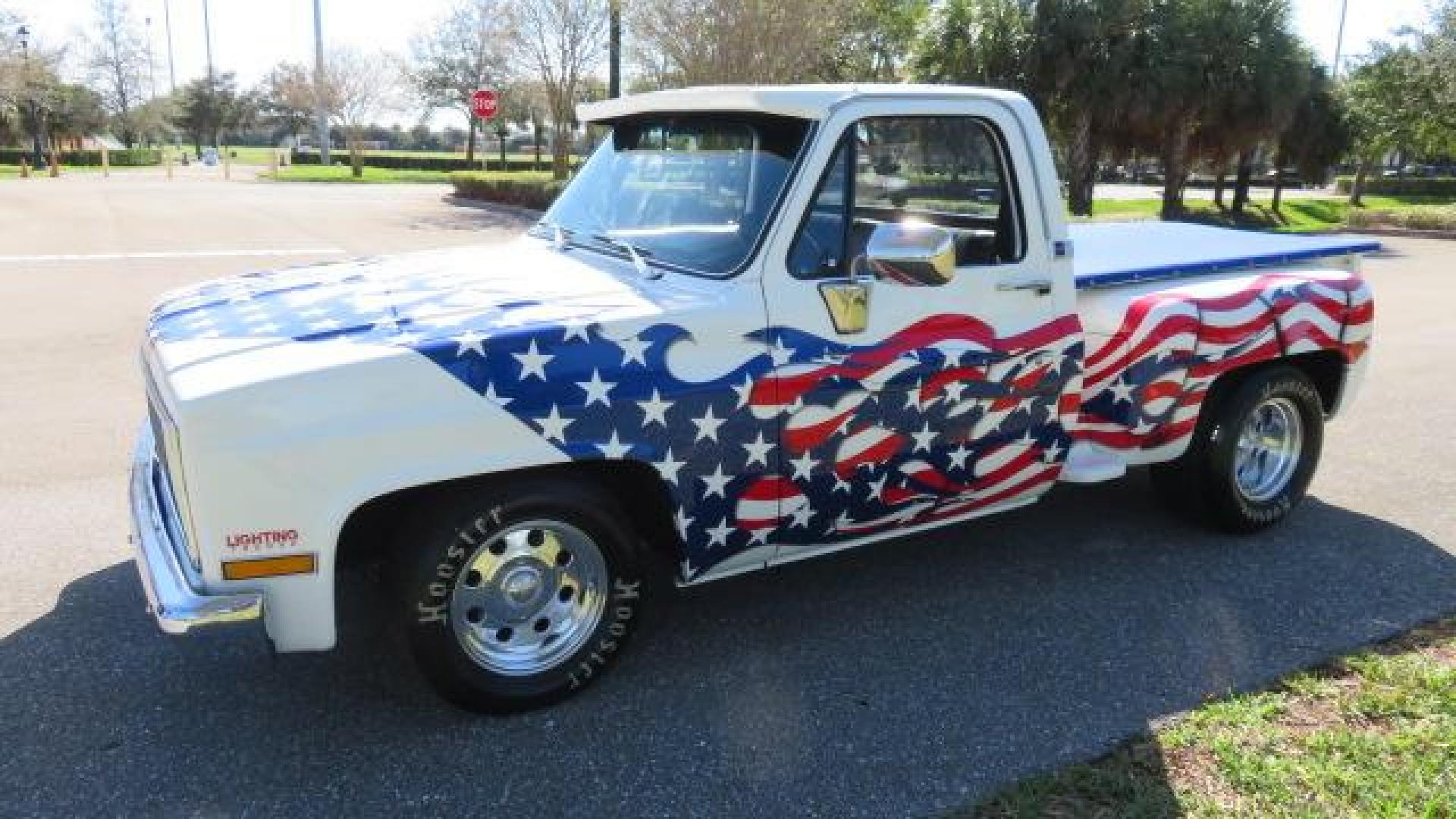 1986 White /Black Chevrolet Silverado 1500 Custom Deluxe 2WD (2GCDC14H5G1) with an 5.0L V8 OHV engine, located at 4301 Oak Circle #19, Boca Raton, FL, 33431, (954) 561-2499, 26.388861, -80.084038 - You are looking at an Absolutely Stunning Show Winning 1986 Chevy C10 Stepside that had a frame off restoration. This is a highly decorated show truck that has won many trophies across many different categories. It's radical and turns heads everywhere. This truck went through a highly meticulous fra - Photo#34