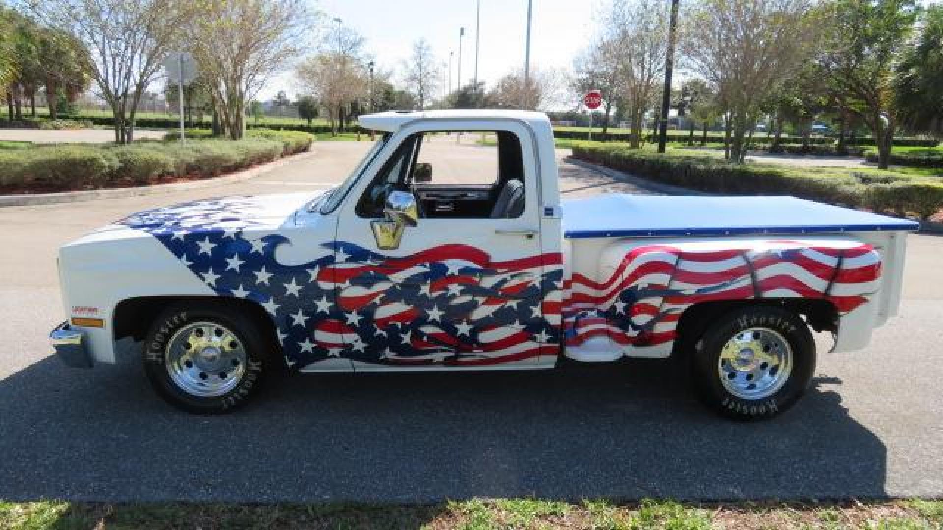 1986 White /Black Chevrolet Silverado 1500 Custom Deluxe 2WD (2GCDC14H5G1) with an 5.0L V8 OHV engine, located at 4301 Oak Circle #19, Boca Raton, FL, 33431, (954) 561-2499, 26.388861, -80.084038 - You are looking at an Absolutely Stunning Show Winning 1986 Chevy C10 Stepside that had a frame off restoration. This is a highly decorated show truck that has won many trophies across many different categories. It's radical and turns heads everywhere. This truck went through a highly meticulous fra - Photo#35