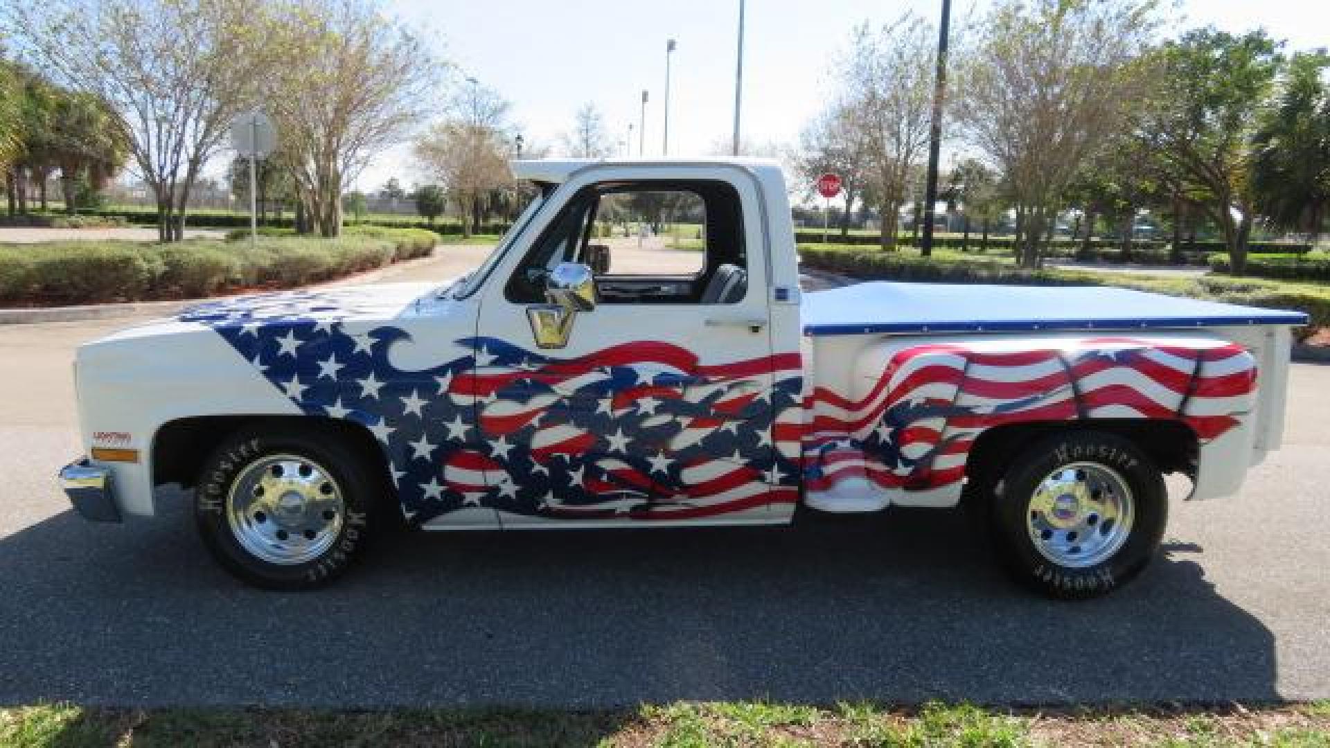 1986 White /Black Chevrolet Silverado 1500 Custom Deluxe 2WD (2GCDC14H5G1) with an 5.0L V8 OHV engine, located at 4301 Oak Circle #19, Boca Raton, FL, 33431, (954) 561-2499, 26.388861, -80.084038 - You are looking at an Absolutely Stunning Show Winning 1986 Chevy C10 Stepside that had a frame off restoration. This is a highly decorated show truck that has won many trophies across many different categories. It's radical and turns heads everywhere. This truck went through a highly meticulous fra - Photo#36