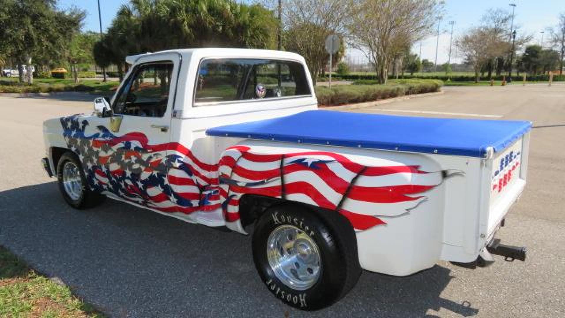 1986 White /Black Chevrolet Silverado 1500 Custom Deluxe 2WD (2GCDC14H5G1) with an 5.0L V8 OHV engine, located at 4301 Oak Circle #19, Boca Raton, FL, 33431, (954) 561-2499, 26.388861, -80.084038 - You are looking at an Absolutely Stunning Show Winning 1986 Chevy C10 Stepside that had a frame off restoration. This is a highly decorated show truck that has won many trophies across many different categories. It's radical and turns heads everywhere. This truck went through a highly meticulous fra - Photo#37