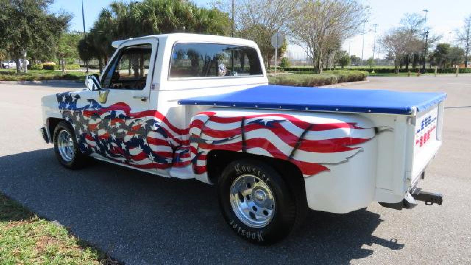 1986 White /Black Chevrolet Silverado 1500 Custom Deluxe 2WD (2GCDC14H5G1) with an 5.0L V8 OHV engine, located at 4301 Oak Circle #19, Boca Raton, FL, 33431, (954) 561-2499, 26.388861, -80.084038 - You are looking at an Absolutely Stunning Show Winning 1986 Chevy C10 Stepside that had a frame off restoration. This is a highly decorated show truck that has won many trophies across many different categories. It's radical and turns heads everywhere. This truck went through a highly meticulous fra - Photo#38