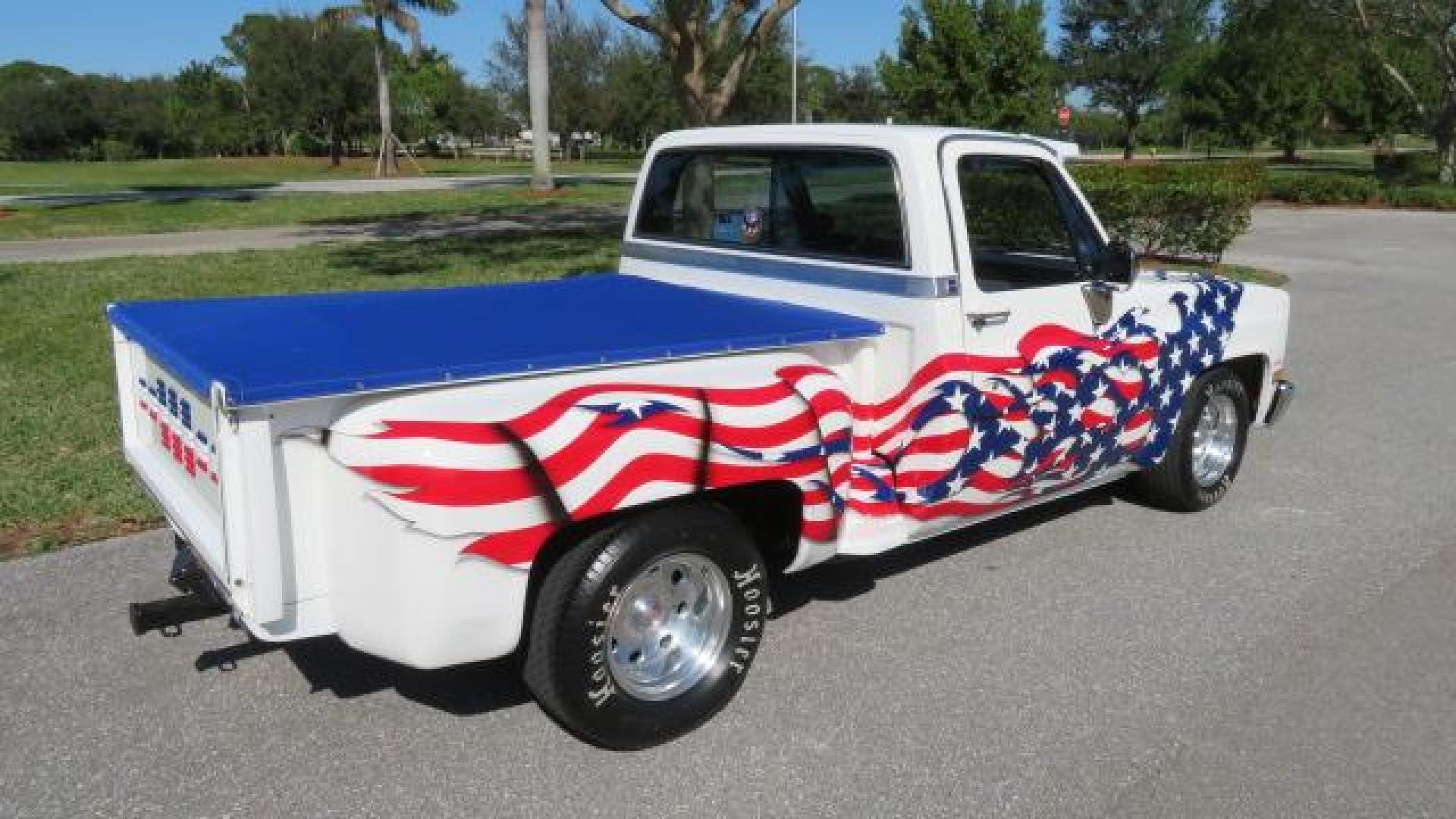 1986 White /Black Chevrolet Silverado 1500 Custom Deluxe 2WD (2GCDC14H5G1) with an 5.0L V8 OHV engine, located at 4301 Oak Circle #19, Boca Raton, FL, 33431, (954) 561-2499, 26.388861, -80.084038 - You are looking at an Absolutely Stunning Show Winning 1986 Chevy C10 Stepside that had a frame off restoration. This is a highly decorated show truck that has won many trophies across many different categories. It's radical and turns heads everywhere. This truck went through a highly meticulous fra - Photo#41