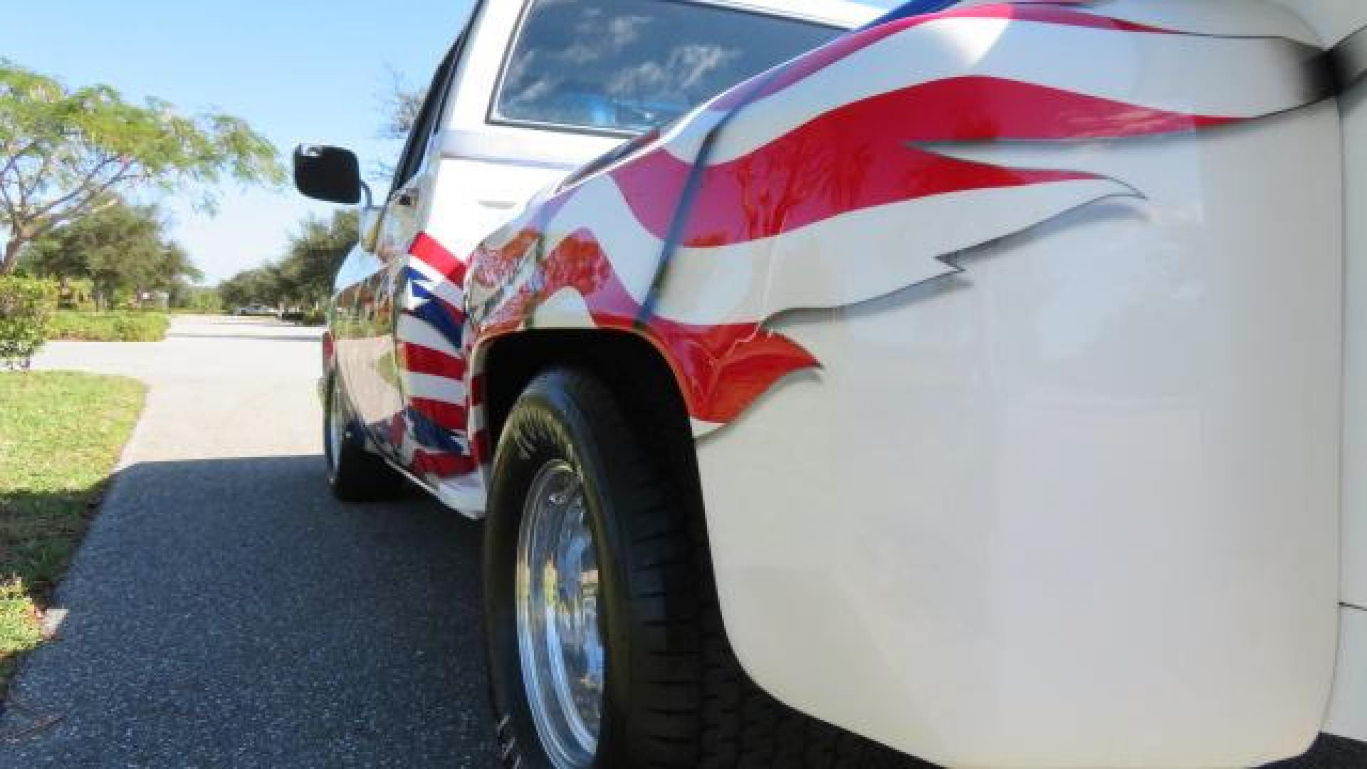 1986 White /Black Chevrolet Silverado 1500 Custom Deluxe 2WD (2GCDC14H5G1) with an 5.0L V8 OHV engine, located at 4301 Oak Circle #19, Boca Raton, FL, 33431, (954) 561-2499, 26.388861, -80.084038 - You are looking at an Absolutely Stunning Show Winning 1986 Chevy C10 Stepside that had a frame off restoration. This is a highly decorated show truck that has won many trophies across many different categories. It's radical and turns heads everywhere. This truck went through a highly meticulous fra - Photo#52