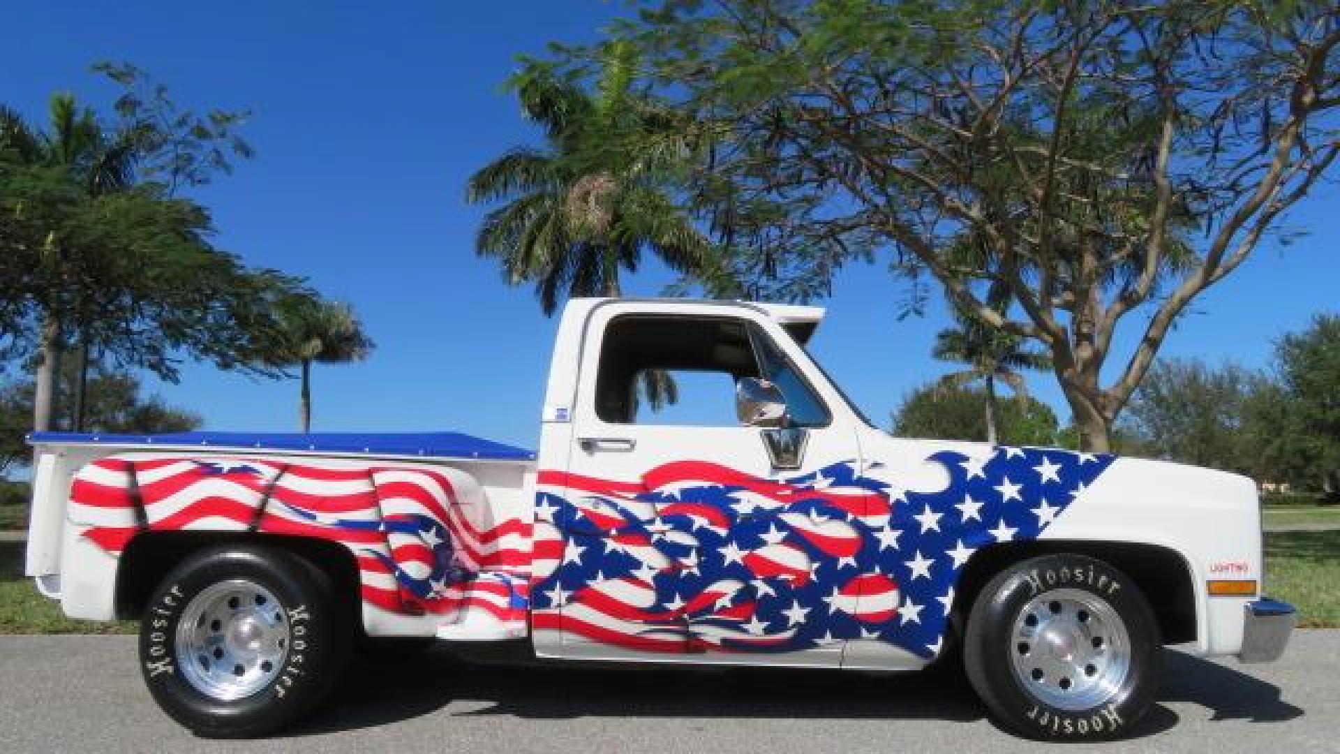 1986 White /Black Chevrolet Silverado 1500 Custom Deluxe 2WD (2GCDC14H5G1) with an 5.0L V8 OHV engine, located at 4301 Oak Circle #19, Boca Raton, FL, 33431, (954) 561-2499, 26.388861, -80.084038 - You are looking at an Absolutely Stunning Show Winning 1986 Chevy C10 Stepside that had a frame off restoration. This is a highly decorated show truck that has won many trophies across many different categories. It's radical and turns heads everywhere. This truck went through a highly meticulous fra - Photo#5