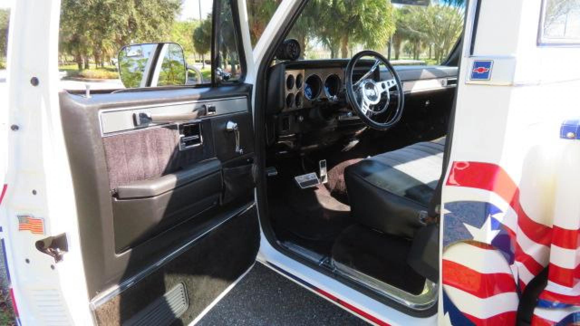 1986 White /Black Chevrolet Silverado 1500 Custom Deluxe 2WD (2GCDC14H5G1) with an 5.0L V8 OHV engine, located at 4301 Oak Circle #19, Boca Raton, FL, 33431, (954) 561-2499, 26.388861, -80.084038 - You are looking at an Absolutely Stunning Show Winning 1986 Chevy C10 Stepside that had a frame off restoration. This is a highly decorated show truck that has won many trophies across many different categories. It's radical and turns heads everywhere. This truck went through a highly meticulous fra - Photo#71