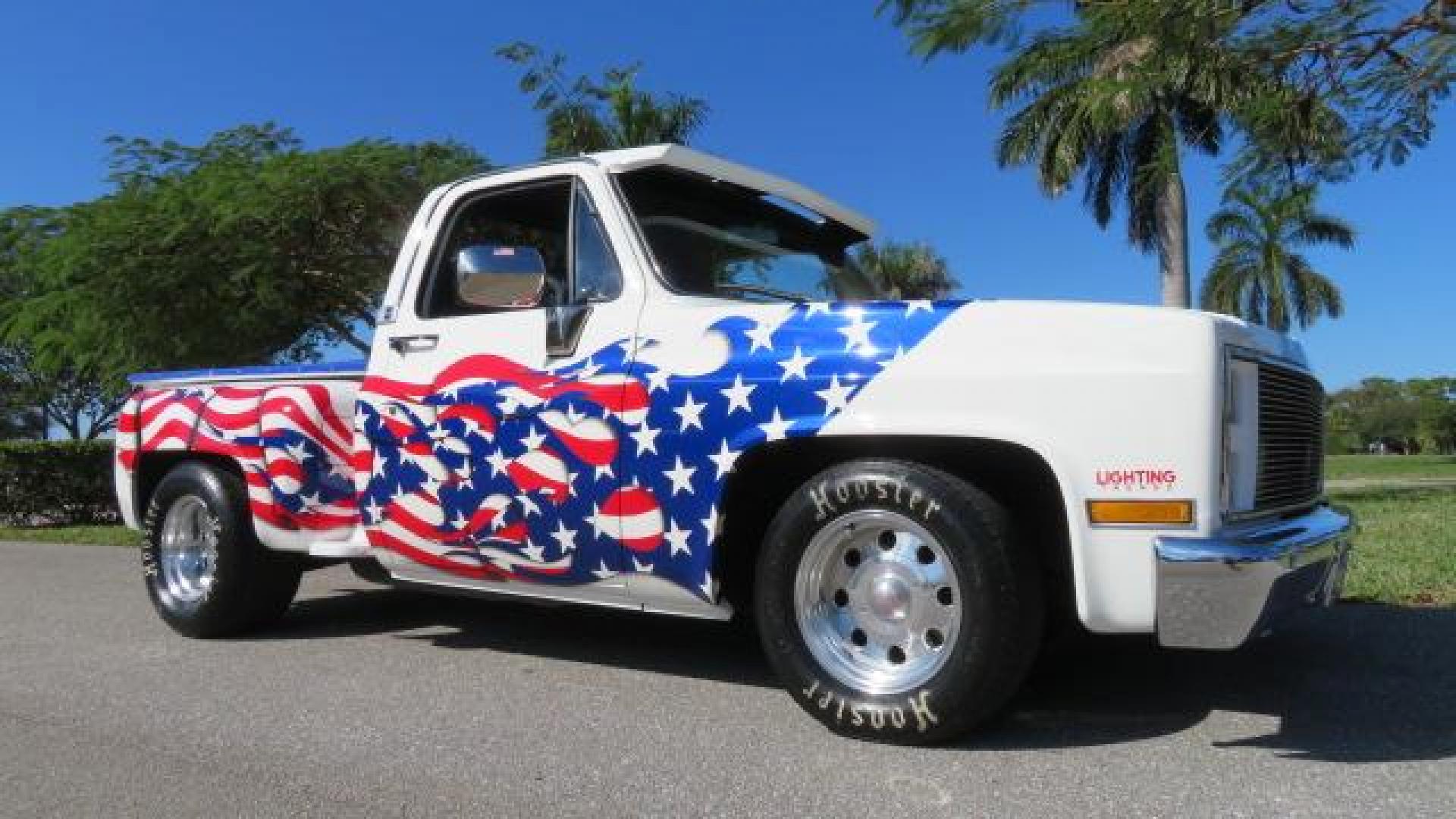 1986 White /Black Chevrolet Silverado 1500 Custom Deluxe 2WD (2GCDC14H5G1) with an 5.0L V8 OHV engine, located at 4301 Oak Circle #19, Boca Raton, FL, 33431, (954) 561-2499, 26.388861, -80.084038 - You are looking at an Absolutely Stunning Show Winning 1986 Chevy C10 Stepside that had a frame off restoration. This is a highly decorated show truck that has won many trophies across many different categories. It's radical and turns heads everywhere. This truck went through a highly meticulous fra - Photo#7