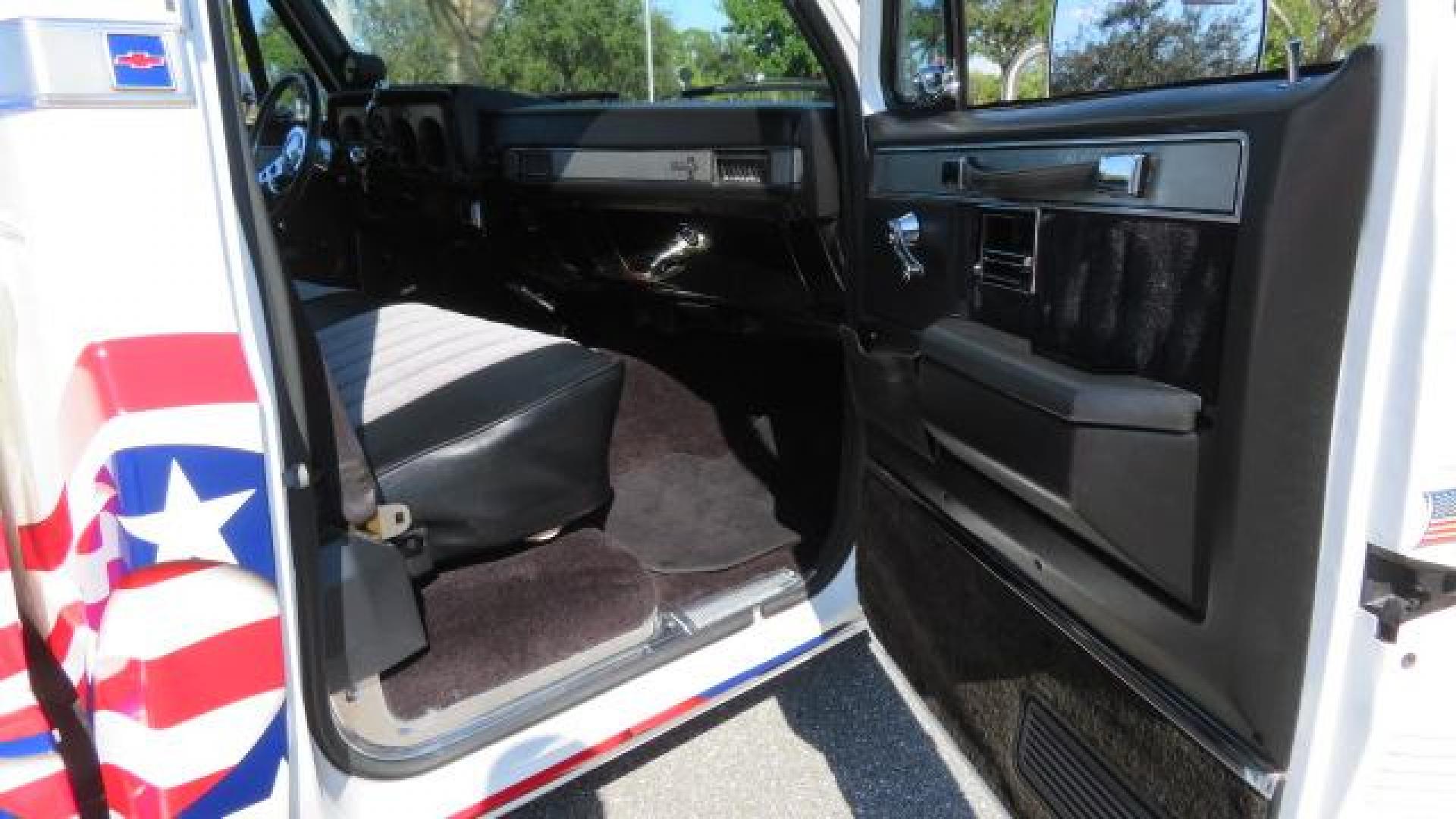 1986 White /Black Chevrolet Silverado 1500 Custom Deluxe 2WD (2GCDC14H5G1) with an 5.0L V8 OHV engine, located at 4301 Oak Circle #19, Boca Raton, FL, 33431, (954) 561-2499, 26.388861, -80.084038 - You are looking at an Absolutely Stunning Show Winning 1986 Chevy C10 Stepside that had a frame off restoration. This is a highly decorated show truck that has won many trophies across many different categories. It's radical and turns heads everywhere. This truck went through a highly meticulous fra - Photo#81