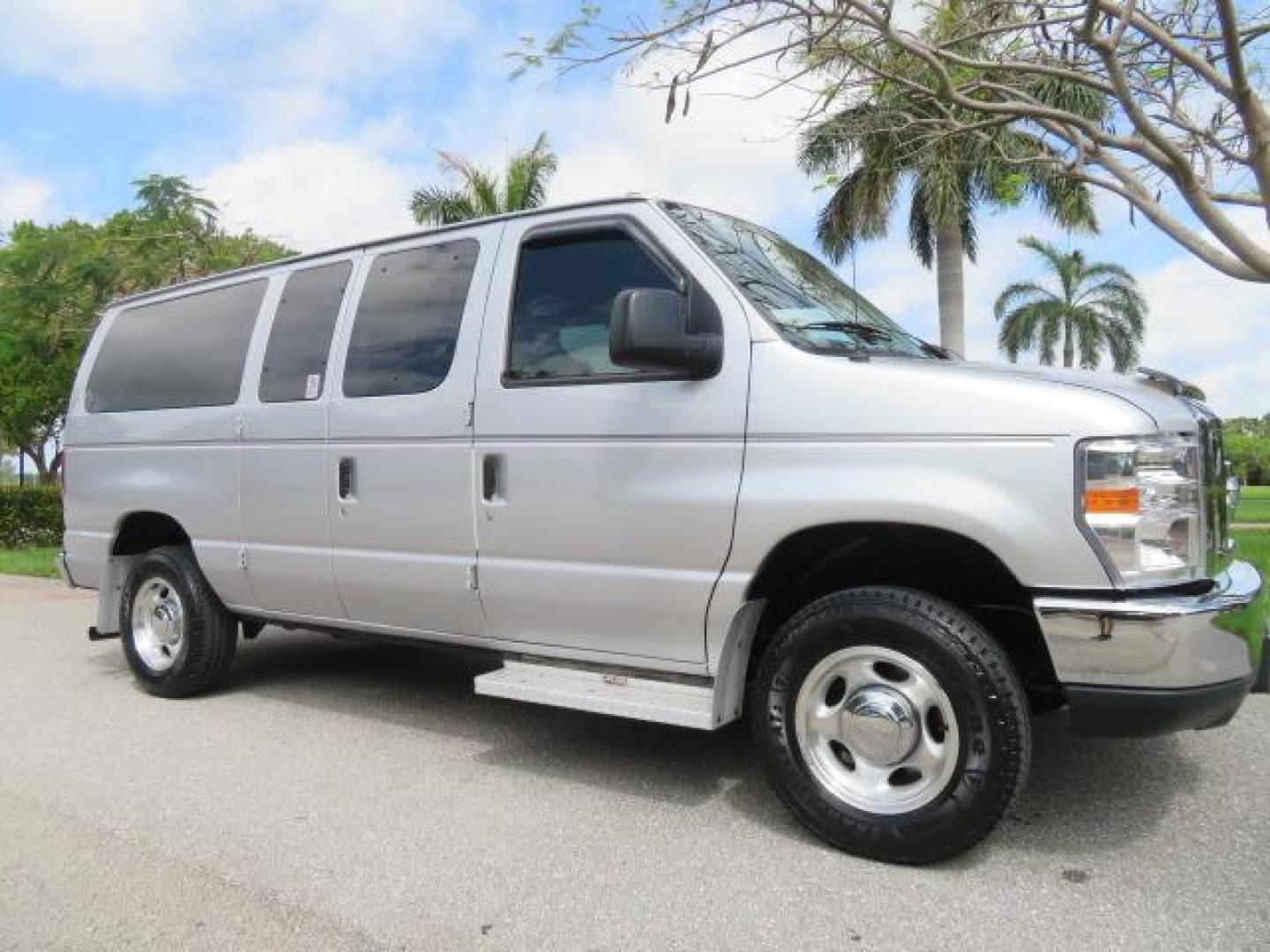 2010 Gold Ford Econoline Wagon E-150 (1FTNE1EL6AD) with an 5.4L V8 SOHC 16V engine, 4-Speed Automatic transmission, located at 4301 Oak Circle #19, Boca Raton, FL, 33431, (954) 561-2499, 26.388861, -80.084038 - You are looking at a Beautiful 2010 Ford Econoline Handicap Wheelchair Converison Van Tuscany VMI Conversion with 48K Original Miles, Ricon Side Entry Wheelchair Lift (the lift is almost brand new), 800lbs Capacity Lift, Raised Side Entry Doors, L Track Ratchet Tie-Downs in the floor, Factory Naviga - Photo#103