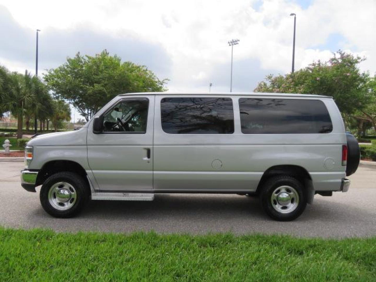 2010 Gold Ford Econoline Wagon E-150 (1FTNE1EL6AD) with an 5.4L V8 SOHC 16V engine, 4-Speed Automatic transmission, located at 4301 Oak Circle #19, Boca Raton, FL, 33431, (954) 561-2499, 26.388861, -80.084038 - You are looking at a Beautiful 2010 Ford Econoline Handicap Wheelchair Converison Van Tuscany VMI Conversion with 48K Original Miles, Ricon Side Entry Wheelchair Lift (the lift is almost brand new), 800lbs Capacity Lift, Raised Side Entry Doors, L Track Ratchet Tie-Downs in the floor, Factory Naviga - Photo#108