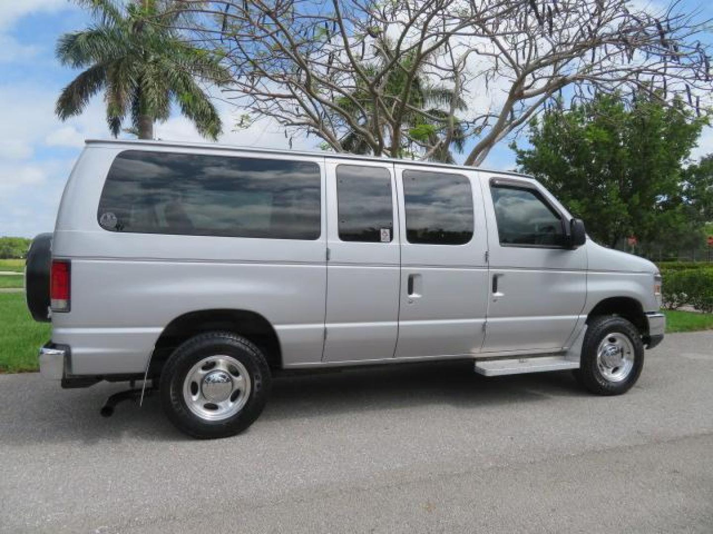 2010 Gold Ford Econoline Wagon E-150 (1FTNE1EL6AD) with an 5.4L V8 SOHC 16V engine, 4-Speed Automatic transmission, located at 4301 Oak Circle #19, Boca Raton, FL, 33431, (954) 561-2499, 26.388861, -80.084038 - You are looking at a Beautiful 2010 Ford Econoline Handicap Wheelchair Converison Van Tuscany VMI Conversion with 48K Original Miles, Ricon Side Entry Wheelchair Lift (the lift is almost brand new), 800lbs Capacity Lift, Raised Side Entry Doors, L Track Ratchet Tie-Downs in the floor, Factory Naviga - Photo#112