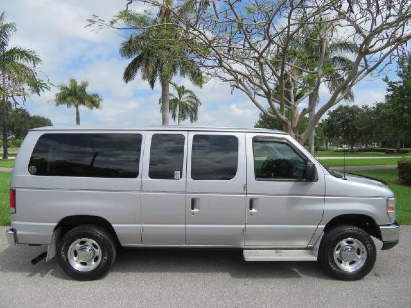 2010 Gold Ford Econoline Wagon E-150 (1FTNE1EL6AD) with an 5.4L V8 SOHC 16V engine, 4-Speed Automatic transmission, located at 4301 Oak Circle #19, Boca Raton, FL, 33431, (954) 561-2499, 26.388861, -80.084038 - You are looking at a Beautiful 2010 Ford Econoline Handicap Wheelchair Converison Van Tuscany VMI Conversion with 48K Original Miles, Ricon Side Entry Wheelchair Lift (the lift is almost brand new), 800lbs Capacity Lift, Raised Side Entry Doors, L Track Ratchet Tie-Downs in the floor, Factory Naviga - Photo#113