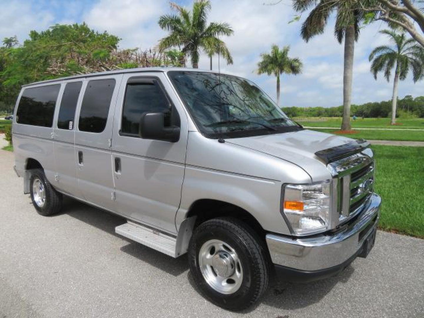 2010 Gold Ford Econoline Wagon E-150 (1FTNE1EL6AD) with an 5.4L V8 SOHC 16V engine, 4-Speed Automatic transmission, located at 4301 Oak Circle #19, Boca Raton, FL, 33431, (954) 561-2499, 26.388861, -80.084038 - You are looking at a Beautiful 2010 Ford Econoline Handicap Wheelchair Converison Van Tuscany VMI Conversion with 48K Original Miles, Ricon Side Entry Wheelchair Lift (the lift is almost brand new), 800lbs Capacity Lift, Raised Side Entry Doors, L Track Ratchet Tie-Downs in the floor, Factory Naviga - Photo#114