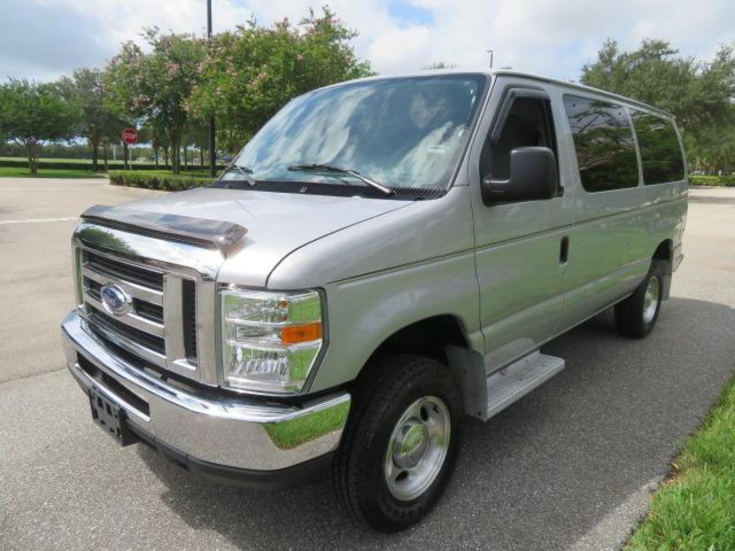 2010 Gold Ford Econoline Wagon E-150 (1FTNE1EL6AD) with an 5.4L V8 SOHC 16V engine, 4-Speed Automatic transmission, located at 4301 Oak Circle #19, Boca Raton, FL, 33431, (954) 561-2499, 26.388861, -80.084038 - You are looking at a Beautiful 2010 Ford Econoline Handicap Wheelchair Converison Van Tuscany VMI Conversion with 48K Original Miles, Ricon Side Entry Wheelchair Lift (the lift is almost brand new), 800lbs Capacity Lift, Raised Side Entry Doors, L Track Ratchet Tie-Downs in the floor, Factory Naviga - Photo#116