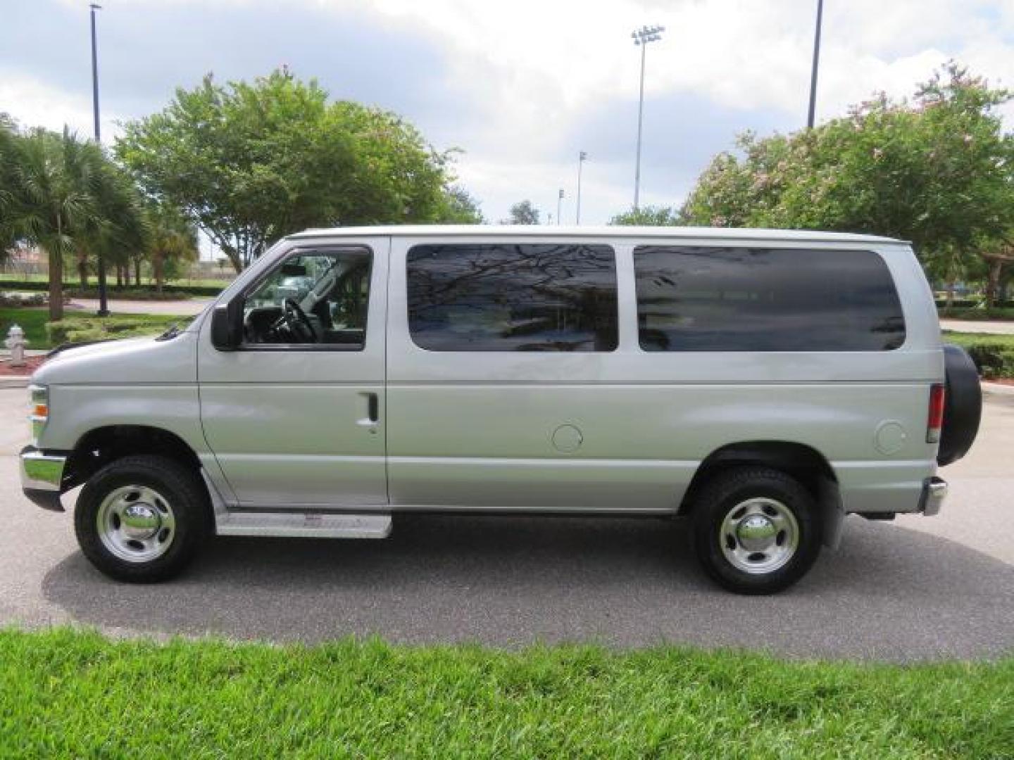 2010 Gold Ford Econoline Wagon E-150 (1FTNE1EL6AD) with an 5.4L V8 SOHC 16V engine, 4-Speed Automatic transmission, located at 4301 Oak Circle #19, Boca Raton, FL, 33431, (954) 561-2499, 26.388861, -80.084038 - You are looking at a Beautiful 2010 Ford Econoline Handicap Wheelchair Converison Van Tuscany VMI Conversion with 48K Original Miles, Ricon Side Entry Wheelchair Lift (the lift is almost brand new), 800lbs Capacity Lift, Raised Side Entry Doors, L Track Ratchet Tie-Downs in the floor, Factory Naviga - Photo#117