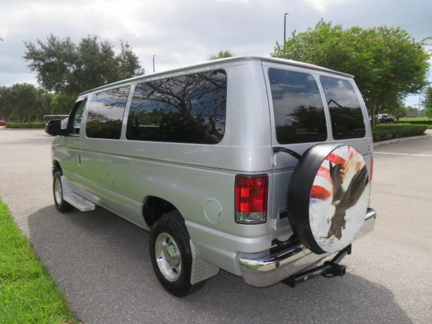 2010 Gold Ford Econoline Wagon E-150 (1FTNE1EL6AD) with an 5.4L V8 SOHC 16V engine, 4-Speed Automatic transmission, located at 4301 Oak Circle #19, Boca Raton, FL, 33431, (954) 561-2499, 26.388861, -80.084038 - You are looking at a Beautiful 2010 Ford Econoline Handicap Wheelchair Converison Van Tuscany VMI Conversion with 48K Original Miles, Ricon Side Entry Wheelchair Lift (the lift is almost brand new), 800lbs Capacity Lift, Raised Side Entry Doors, L Track Ratchet Tie-Downs in the floor, Factory Naviga - Photo#118