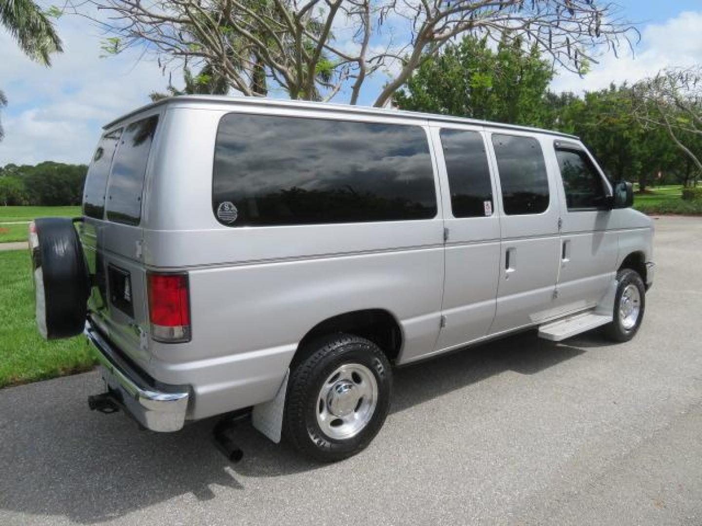 2010 Gold Ford Econoline Wagon E-150 (1FTNE1EL6AD) with an 5.4L V8 SOHC 16V engine, 4-Speed Automatic transmission, located at 4301 Oak Circle #19, Boca Raton, FL, 33431, (954) 561-2499, 26.388861, -80.084038 - You are looking at a Beautiful 2010 Ford Econoline Handicap Wheelchair Converison Van Tuscany VMI Conversion with 48K Original Miles, Ricon Side Entry Wheelchair Lift (the lift is almost brand new), 800lbs Capacity Lift, Raised Side Entry Doors, L Track Ratchet Tie-Downs in the floor, Factory Naviga - Photo#120