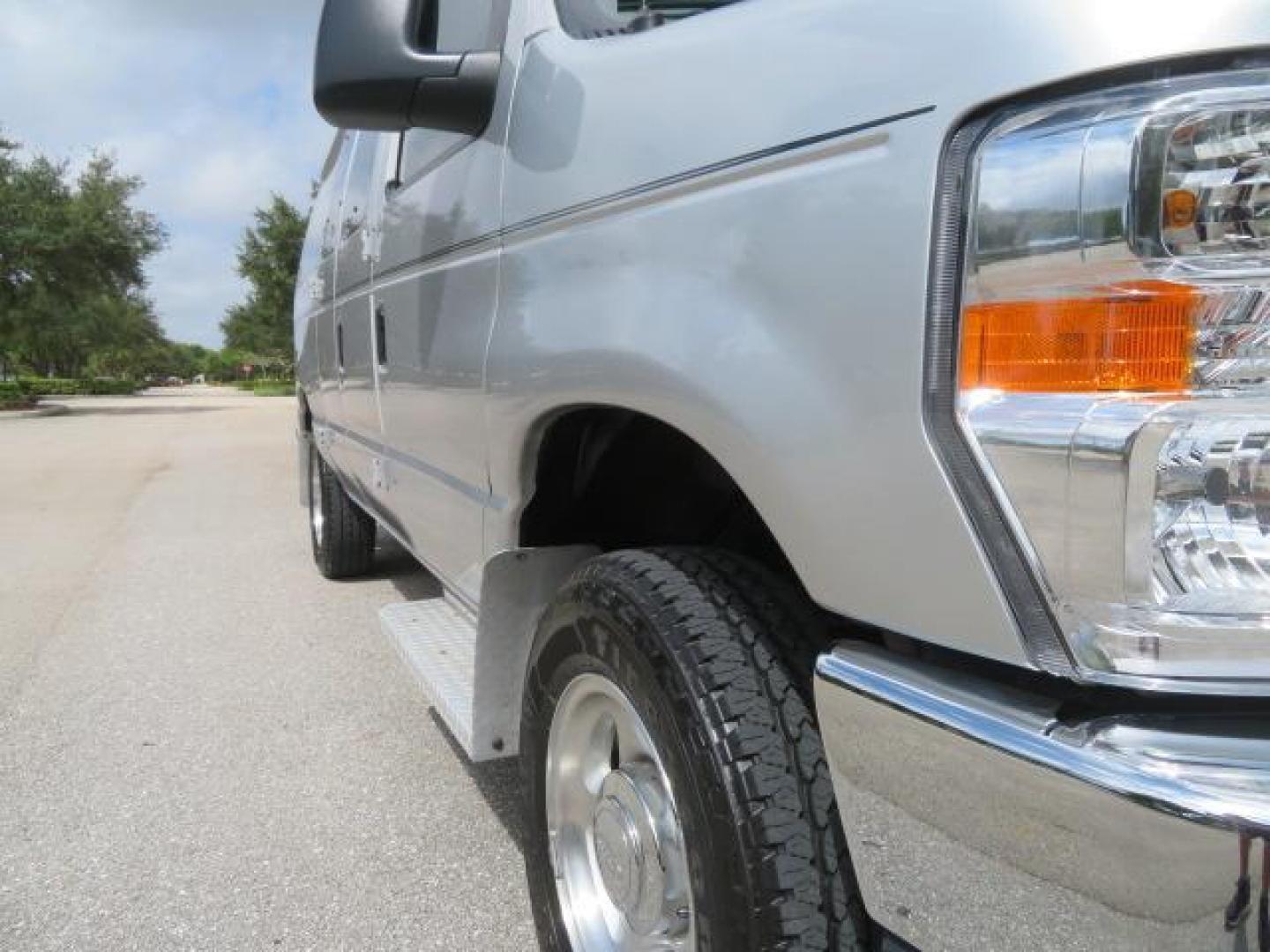 2010 Gold Ford Econoline Wagon E-150 (1FTNE1EL6AD) with an 5.4L V8 SOHC 16V engine, 4-Speed Automatic transmission, located at 4301 Oak Circle #19, Boca Raton, FL, 33431, (954) 561-2499, 26.388861, -80.084038 - You are looking at a Beautiful 2010 Ford Econoline Handicap Wheelchair Converison Van Tuscany VMI Conversion with 48K Original Miles, Ricon Side Entry Wheelchair Lift (the lift is almost brand new), 800lbs Capacity Lift, Raised Side Entry Doors, L Track Ratchet Tie-Downs in the floor, Factory Naviga - Photo#123