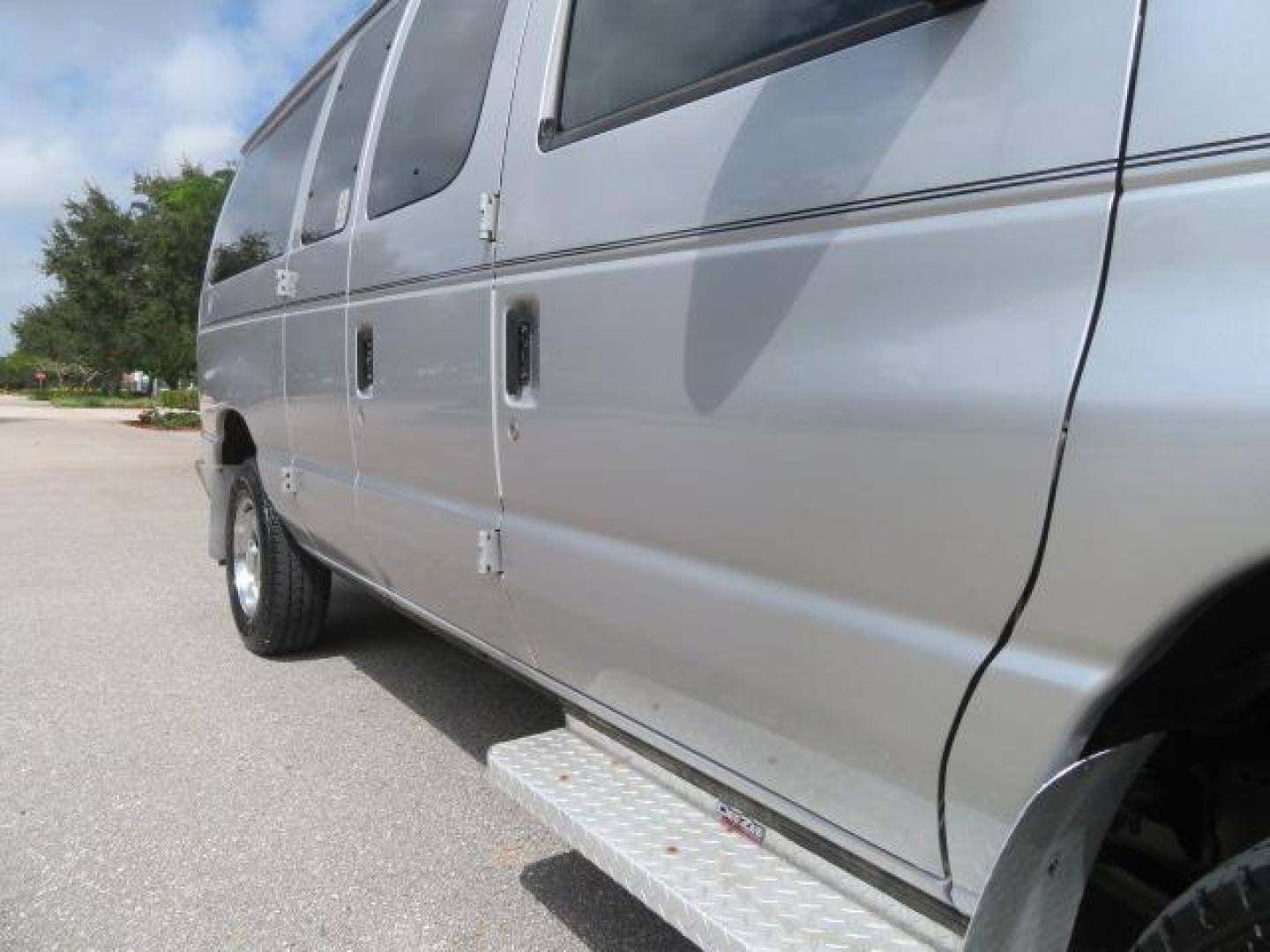 2010 Gold Ford Econoline Wagon E-150 (1FTNE1EL6AD) with an 5.4L V8 SOHC 16V engine, 4-Speed Automatic transmission, located at 4301 Oak Circle #19, Boca Raton, FL, 33431, (954) 561-2499, 26.388861, -80.084038 - You are looking at a Beautiful 2010 Ford Econoline Handicap Wheelchair Converison Van Tuscany VMI Conversion with 48K Original Miles, Ricon Side Entry Wheelchair Lift (the lift is almost brand new), 800lbs Capacity Lift, Raised Side Entry Doors, L Track Ratchet Tie-Downs in the floor, Factory Naviga - Photo#124