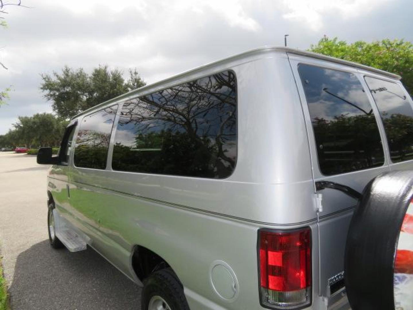 2010 Gold Ford Econoline Wagon E-150 (1FTNE1EL6AD) with an 5.4L V8 SOHC 16V engine, 4-Speed Automatic transmission, located at 4301 Oak Circle #19, Boca Raton, FL, 33431, (954) 561-2499, 26.388861, -80.084038 - You are looking at a Beautiful 2010 Ford Econoline Handicap Wheelchair Converison Van Tuscany VMI Conversion with 48K Original Miles, Ricon Side Entry Wheelchair Lift (the lift is almost brand new), 800lbs Capacity Lift, Raised Side Entry Doors, L Track Ratchet Tie-Downs in the floor, Factory Naviga - Photo#126