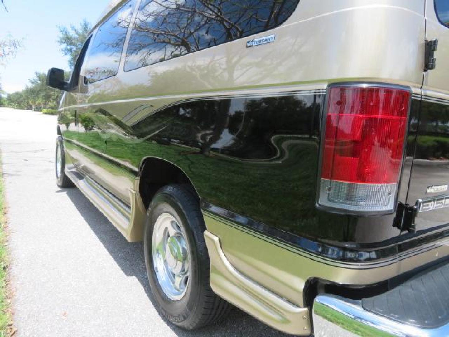 2010 Gold Ford Econoline Wagon E-150 (1FTNE1EL6AD) with an 5.4L V8 SOHC 16V engine, 4-Speed Automatic transmission, located at 4301 Oak Circle #19, Boca Raton, FL, 33431, (954) 561-2499, 26.388861, -80.084038 - You are looking at a Beautiful 2010 Ford Econoline Handicap Wheelchair Converison Van Tuscany VMI Conversion with 48K Original Miles, Ricon Side Entry Wheelchair Lift (the lift is almost brand new), 800lbs Capacity Lift, Raised Side Entry Doors, L Track Ratchet Tie-Downs in the floor, Factory Naviga - Photo#38