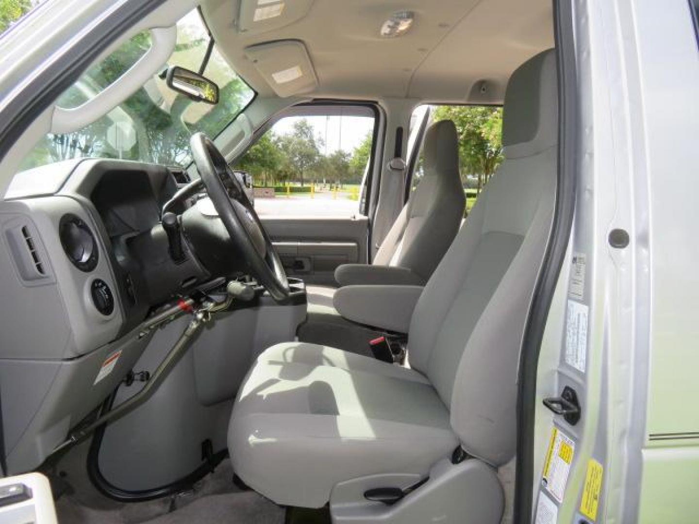 2010 Gold Ford Econoline Wagon E-150 (1FTNE1EL6AD) with an 5.4L V8 SOHC 16V engine, 4-Speed Automatic transmission, located at 4301 Oak Circle #19, Boca Raton, FL, 33431, (954) 561-2499, 26.388861, -80.084038 - You are looking at a Beautiful 2010 Ford Econoline Handicap Wheelchair Converison Van Tuscany VMI Conversion with 48K Original Miles, Ricon Side Entry Wheelchair Lift (the lift is almost brand new), 800lbs Capacity Lift, Raised Side Entry Doors, L Track Ratchet Tie-Downs in the floor, Factory Naviga - Photo#87