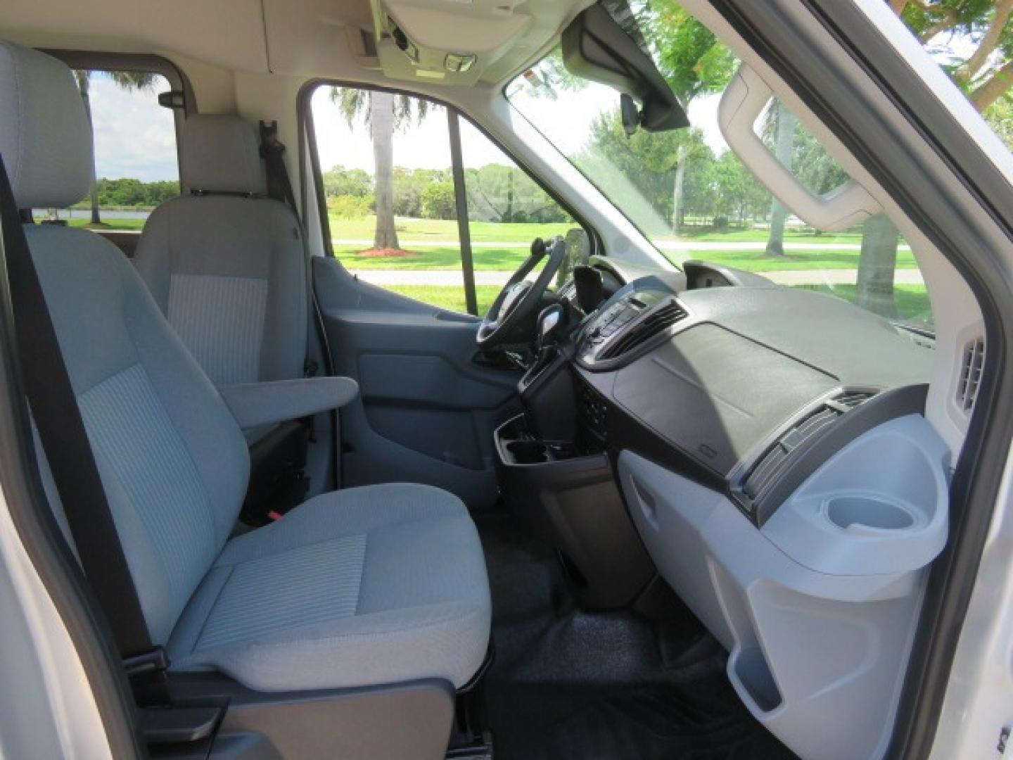 2015 Silver Ford Transit 350 Wagon Low Roof XL 60/40 Pass. 148-in. WB (1FBAX2CM3FK) with an 3.7L V6 DOHC 24V engine, 6-Speed Automatic transmission, located at 4301 Oak Circle #19, Boca Raton, FL, 33431, (954) 561-2499, 26.388861, -80.084038 - Photo#69