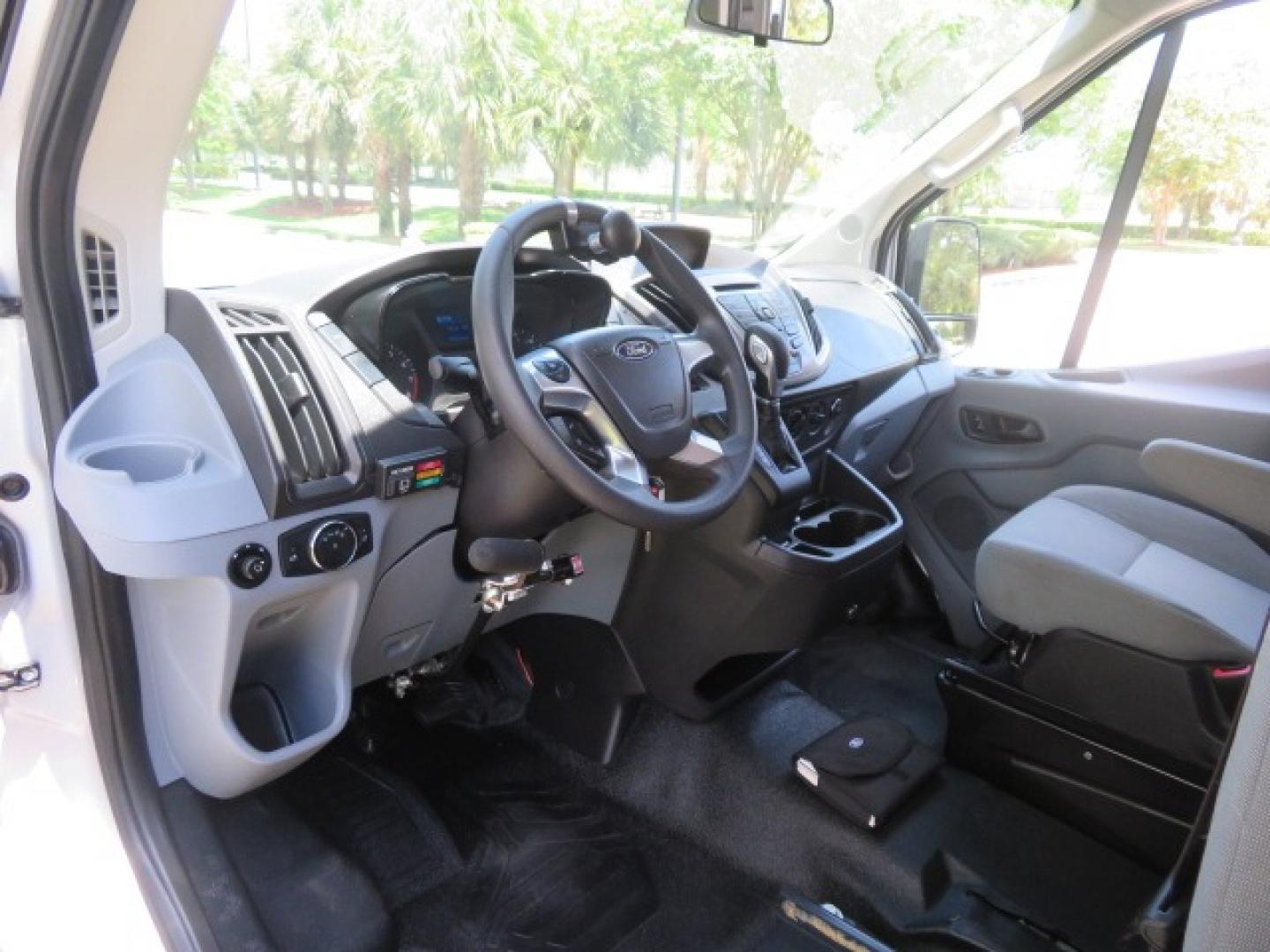 2015 Silver Ford Transit 350 Wagon Low Roof XL 60/40 Pass. 148-in. WB (1FBAX2CM3FK) with an 3.7L V6 DOHC 24V engine, 6-Speed Automatic transmission, located at 4301 Oak Circle #19, Boca Raton, FL, 33431, (954) 561-2499, 26.388861, -80.084038 - Photo#72