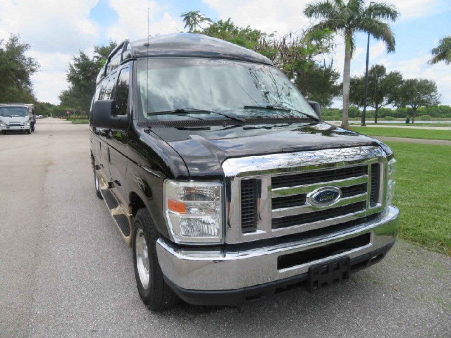 2013 Black Ford E-Series Van E-150 (1FDNE1EL6DD) with an 5.4L V8 SOHC 16V FFV engine, 4-Speed Automatic transmission, located at 4301 Oak Circle #19, Boca Raton, FL, 33431, (954) 561-2499, 26.388861, -80.084038 - Photo#10