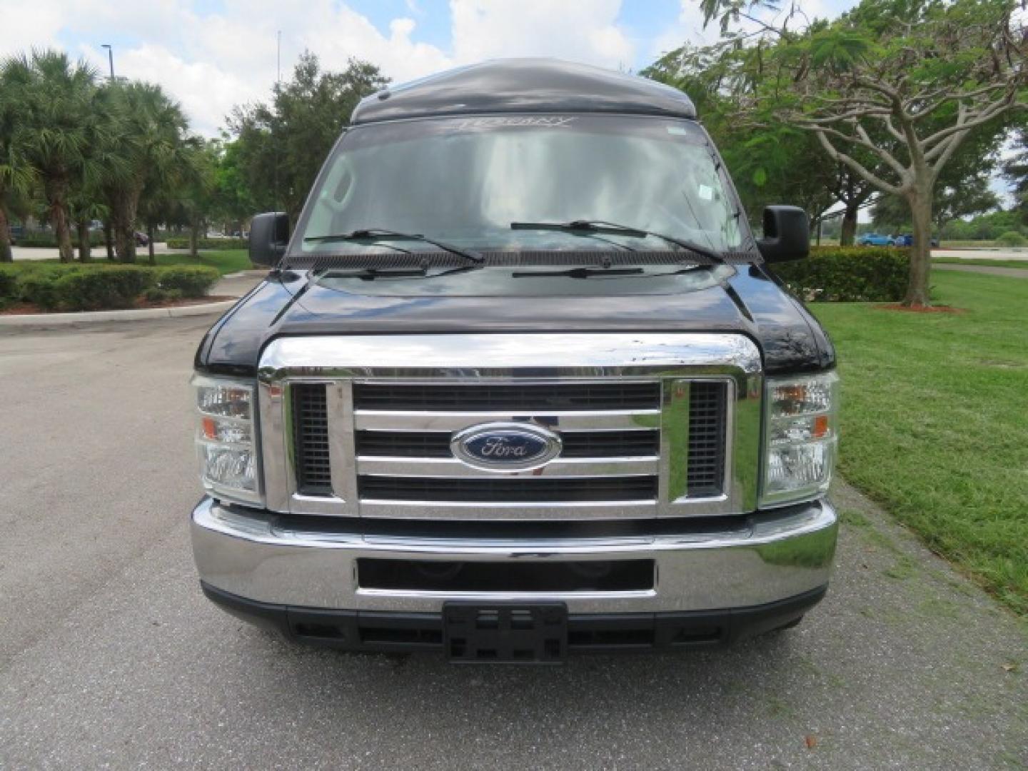 2013 Black Ford E-Series Van E-150 (1FDNE1EL6DD) with an 5.4L V8 SOHC 16V FFV engine, 4-Speed Automatic transmission, located at 4301 Oak Circle #19, Boca Raton, FL, 33431, (954) 561-2499, 26.388861, -80.084038 - Photo#11