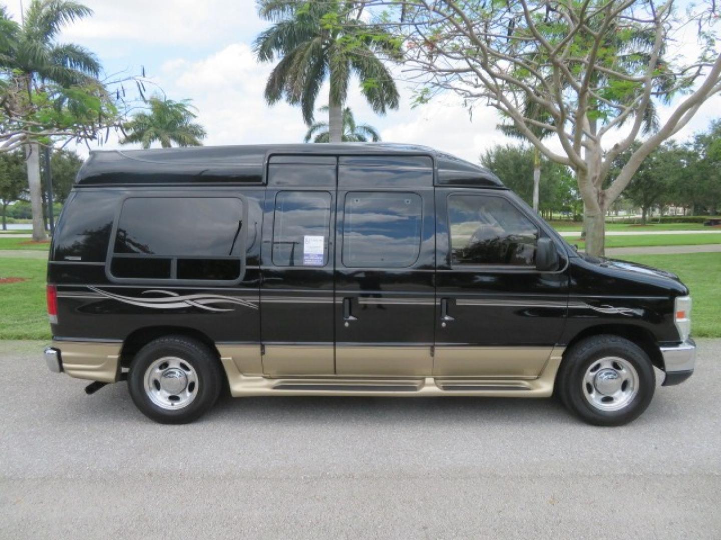 2013 Black Ford E-Series Van E-150 (1FDNE1EL6DD) with an 5.4L V8 SOHC 16V FFV engine, 4-Speed Automatic transmission, located at 4301 Oak Circle #19, Boca Raton, FL, 33431, (954) 561-2499, 26.388861, -80.084038 - Photo#20