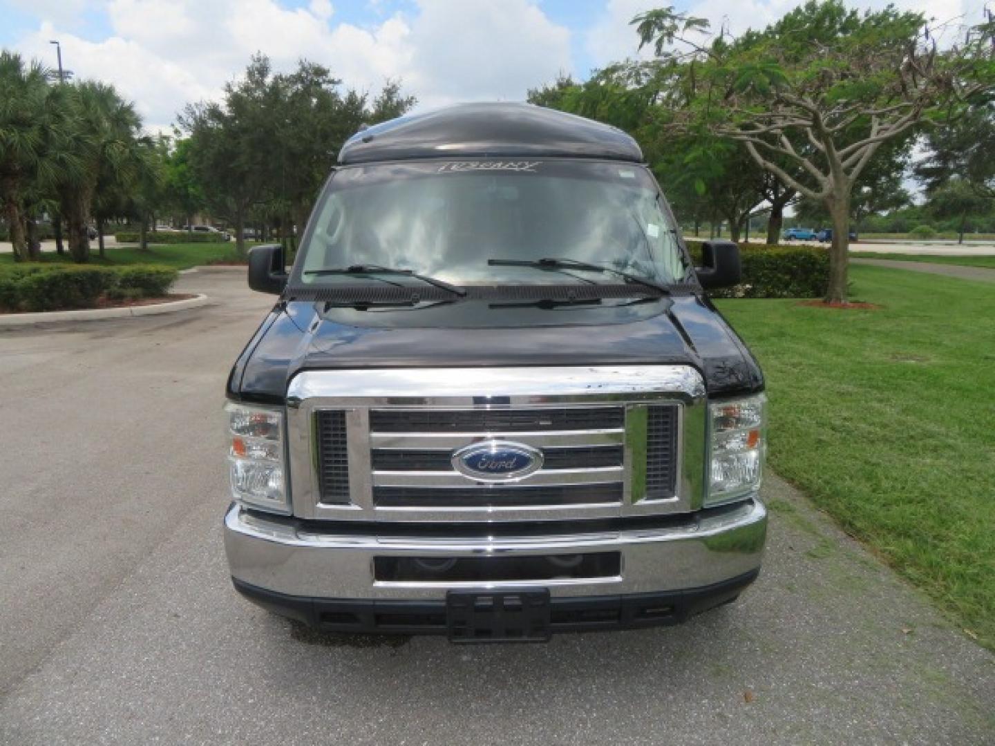 2013 Black Ford E-Series Van E-150 (1FDNE1EL6DD) with an 5.4L V8 SOHC 16V FFV engine, 4-Speed Automatic transmission, located at 4301 Oak Circle #19, Boca Raton, FL, 33431, (954) 561-2499, 26.388861, -80.084038 - Photo#23