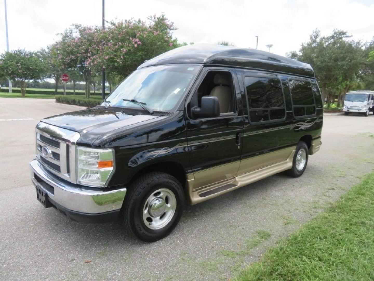 2013 Black Ford E-Series Van E-150 (1FDNE1EL6DD) with an 5.4L V8 SOHC 16V FFV engine, 4-Speed Automatic transmission, located at 4301 Oak Circle #19, Boca Raton, FL, 33431, (954) 561-2499, 26.388861, -80.084038 - Photo#24