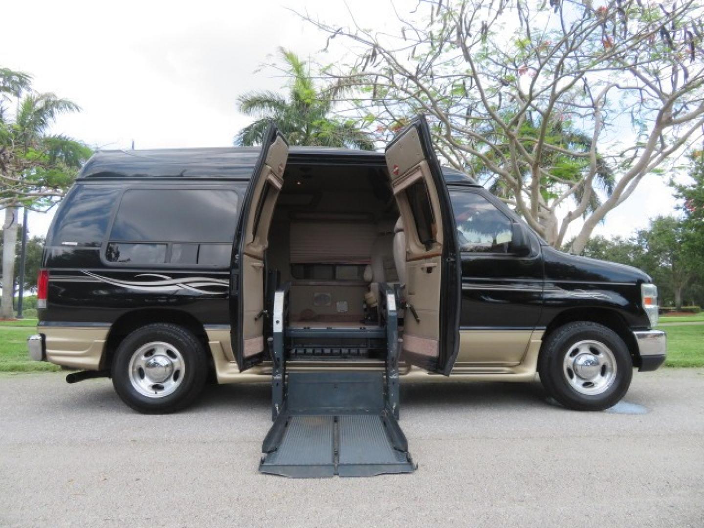 2013 Black Ford E-Series Van E-150 (1FDNE1EL6DD) with an 5.4L V8 SOHC 16V FFV engine, 4-Speed Automatic transmission, located at 4301 Oak Circle #19, Boca Raton, FL, 33431, (954) 561-2499, 26.388861, -80.084038 - Photo#47