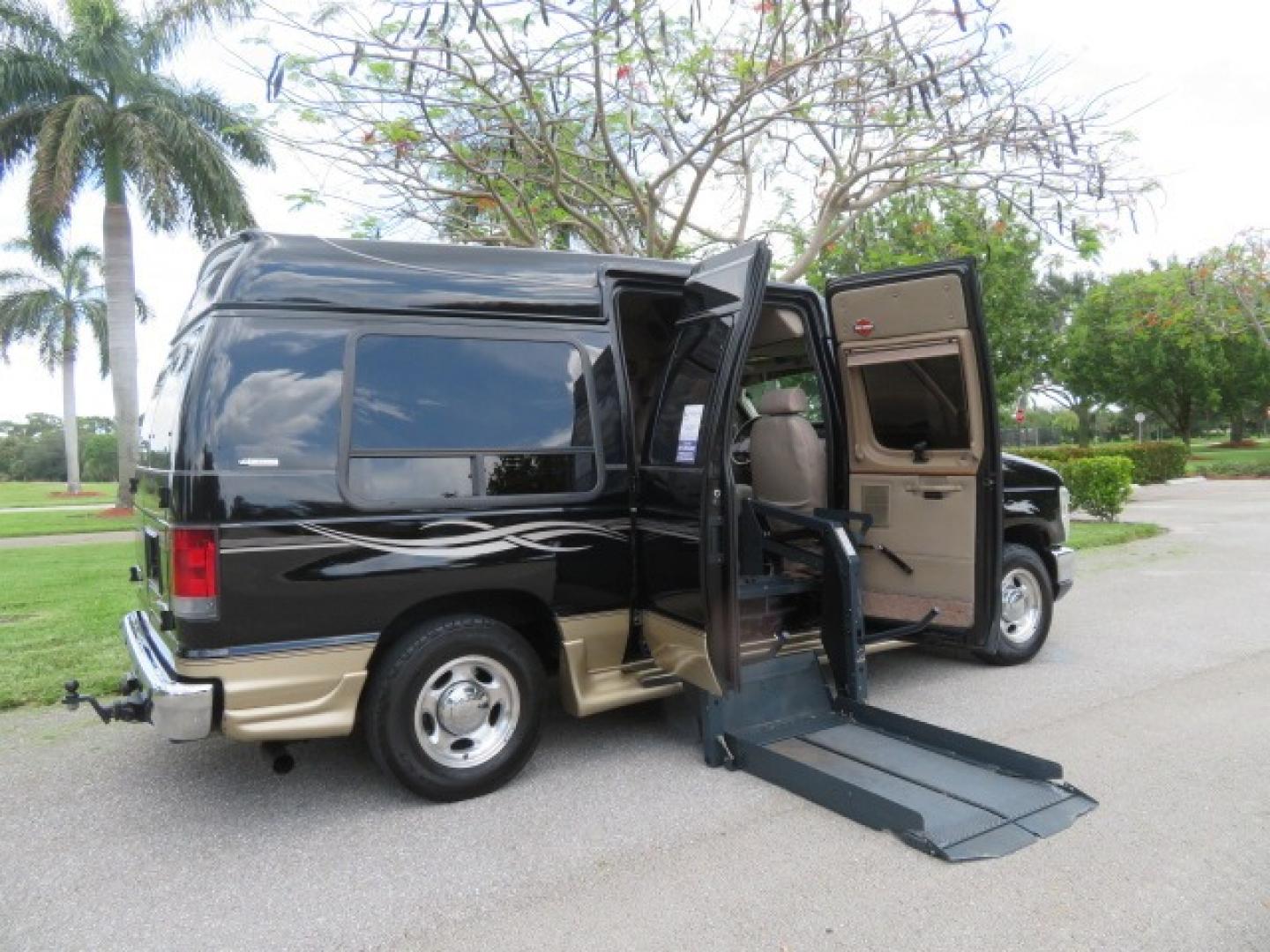 2013 Black Ford E-Series Van E-150 (1FDNE1EL6DD) with an 5.4L V8 SOHC 16V FFV engine, 4-Speed Automatic transmission, located at 4301 Oak Circle #19, Boca Raton, FL, 33431, (954) 561-2499, 26.388861, -80.084038 - Photo#51