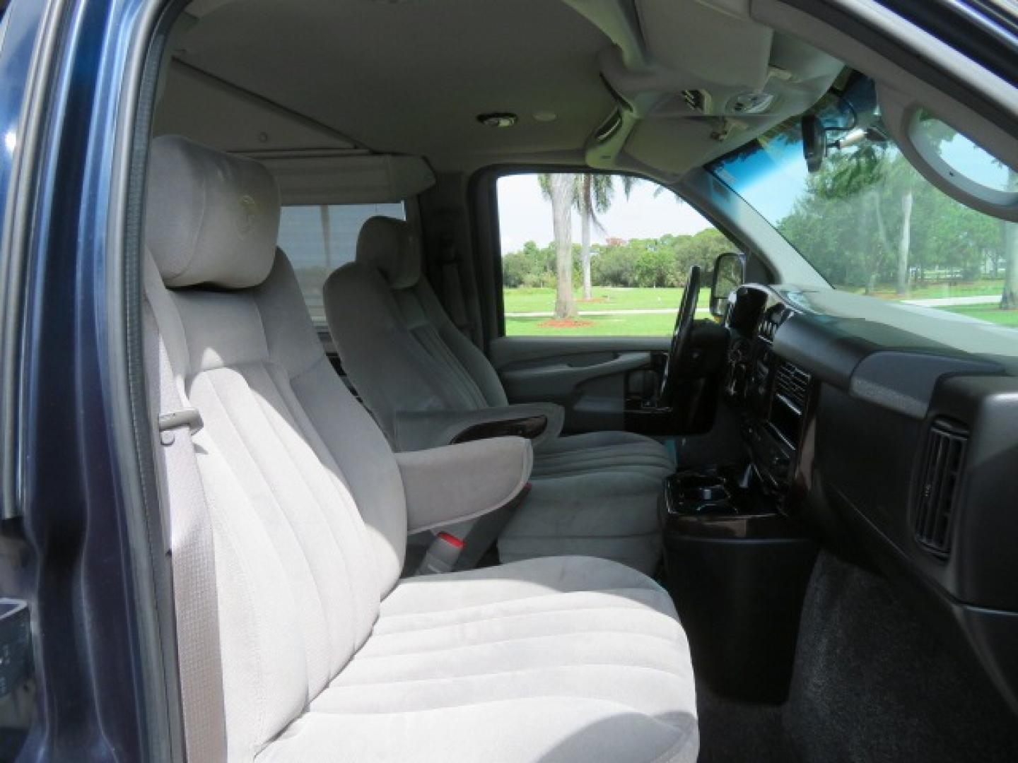 2012 Dark Blue /GRAY Chevrolet Express G2500 3LT RV (1GBWGLCG1C1) with an 6.0L V8 OHV 16V FFV engine, 6-Speed Automatic transmission, located at 4301 Oak Circle #19, Boca Raton, FL, 33431, (954) 561-2499, 26.388861, -80.084038 - You are looking at a Gorgeous 2012 Chevy Express Extended 2500 Handicap Wheelchair Conversion Van Explorer High Top Conversion with 47K Original Miles, Raised Side Entry Doors, Braun Side Wheelchair Lift with Wire Pendant Controls, Tie Down System, Plush Interior, Heated Seats, Back Up Camera, Rear - Photo#102