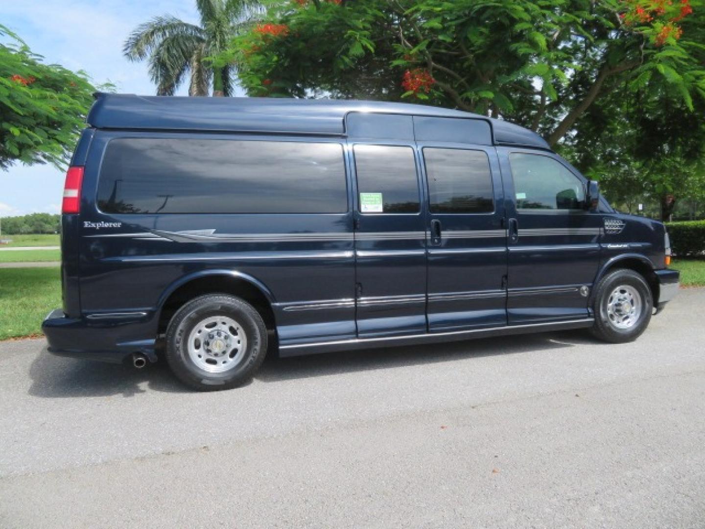 2012 Dark Blue /GRAY Chevrolet Express G2500 3LT RV (1GBWGLCG1C1) with an 6.0L V8 OHV 16V FFV engine, 6-Speed Automatic transmission, located at 4301 Oak Circle #19, Boca Raton, FL, 33431, (954) 561-2499, 26.388861, -80.084038 - You are looking at a Gorgeous 2012 Chevy Express Extended 2500 Handicap Wheelchair Conversion Van Explorer High Top Conversion with 47K Original Miles, Raised Side Entry Doors, Braun Side Wheelchair Lift with Wire Pendant Controls, Tie Down System, Plush Interior, Heated Seats, Back Up Camera, Rear - Photo#17