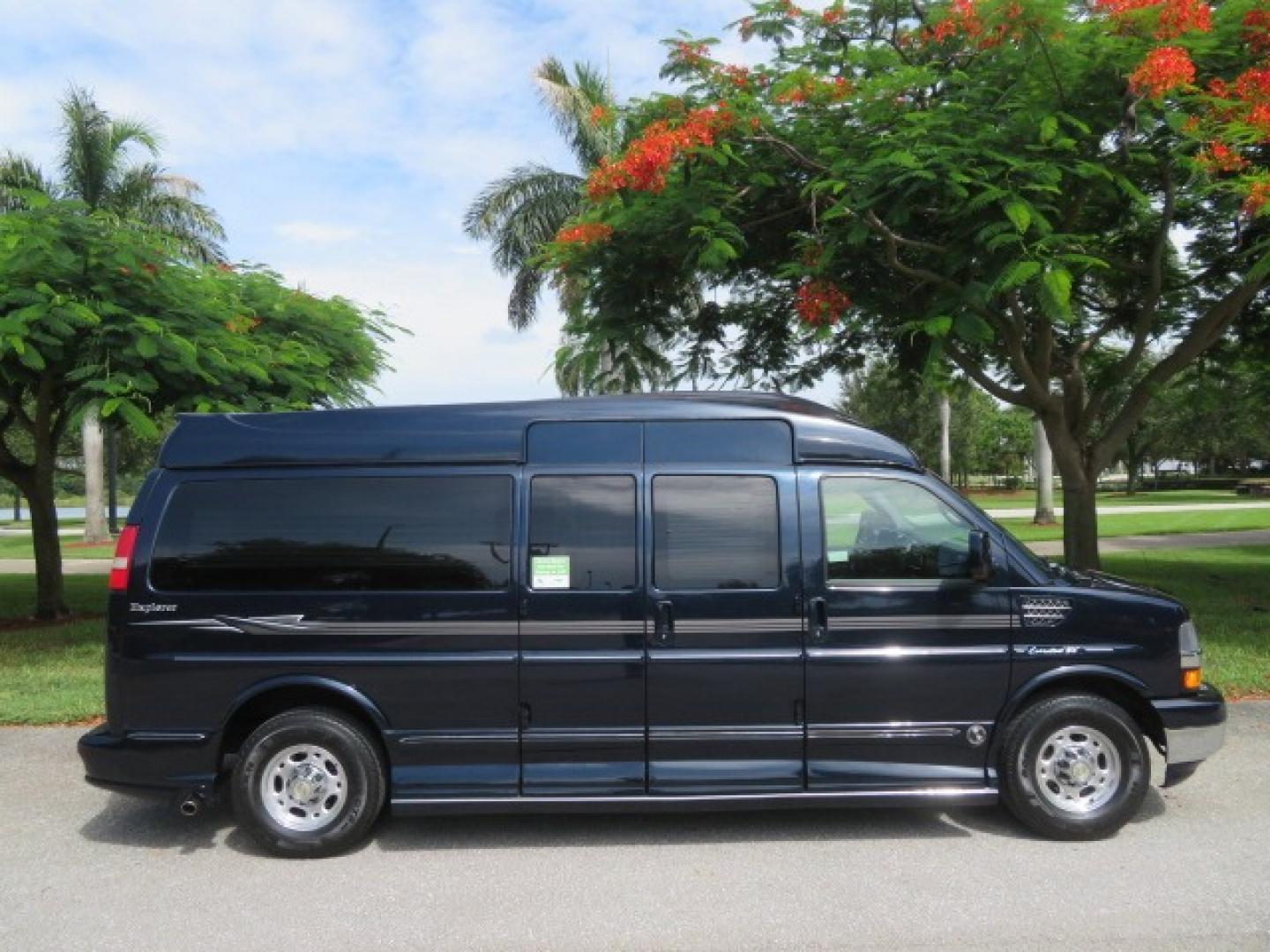 2012 Dark Blue /GRAY Chevrolet Express G2500 3LT RV (1GBWGLCG1C1) with an 6.0L V8 OHV 16V FFV engine, 6-Speed Automatic transmission, located at 4301 Oak Circle #19, Boca Raton, FL, 33431, (954) 561-2499, 26.388861, -80.084038 - You are looking at a Gorgeous 2012 Chevy Express Extended 2500 Handicap Wheelchair Conversion Van Explorer High Top Conversion with 47K Original Miles, Raised Side Entry Doors, Braun Side Wheelchair Lift with Wire Pendant Controls, Tie Down System, Plush Interior, Heated Seats, Back Up Camera, Rear - Photo#18