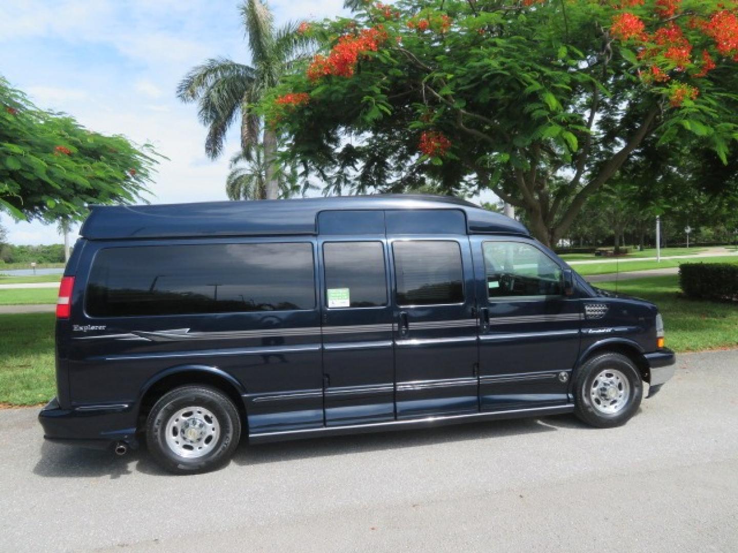 2012 Dark Blue /GRAY Chevrolet Express G2500 3LT RV (1GBWGLCG1C1) with an 6.0L V8 OHV 16V FFV engine, 6-Speed Automatic transmission, located at 4301 Oak Circle #19, Boca Raton, FL, 33431, (954) 561-2499, 26.388861, -80.084038 - You are looking at a Gorgeous 2012 Chevy Express Extended 2500 Handicap Wheelchair Conversion Van Explorer High Top Conversion with 47K Original Miles, Raised Side Entry Doors, Braun Side Wheelchair Lift with Wire Pendant Controls, Tie Down System, Plush Interior, Heated Seats, Back Up Camera, Rear - Photo#28