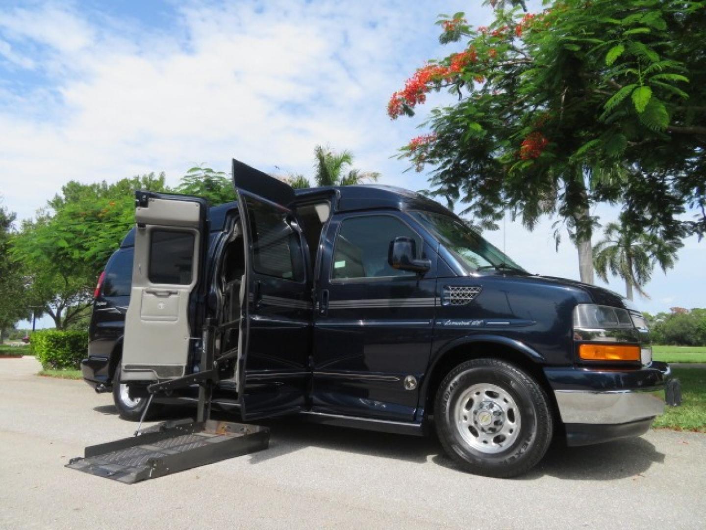 2012 Dark Blue /GRAY Chevrolet Express G2500 3LT RV (1GBWGLCG1C1) with an 6.0L V8 OHV 16V FFV engine, 6-Speed Automatic transmission, located at 4301 Oak Circle #19, Boca Raton, FL, 33431, (954) 561-2499, 26.388861, -80.084038 - You are looking at a Gorgeous 2012 Chevy Express Extended 2500 Handicap Wheelchair Conversion Van Explorer High Top Conversion with 47K Original Miles, Raised Side Entry Doors, Braun Side Wheelchair Lift with Wire Pendant Controls, Tie Down System, Plush Interior, Heated Seats, Back Up Camera, Rear - Photo#47