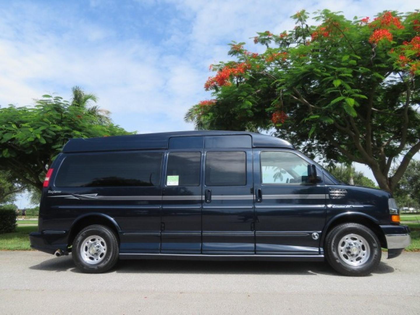 2012 Dark Blue /GRAY Chevrolet Express G2500 3LT RV (1GBWGLCG1C1) with an 6.0L V8 OHV 16V FFV engine, 6-Speed Automatic transmission, located at 4301 Oak Circle #19, Boca Raton, FL, 33431, (954) 561-2499, 26.388861, -80.084038 - You are looking at a Gorgeous 2012 Chevy Express Extended 2500 Handicap Wheelchair Conversion Van Explorer High Top Conversion with 47K Original Miles, Raised Side Entry Doors, Braun Side Wheelchair Lift with Wire Pendant Controls, Tie Down System, Plush Interior, Heated Seats, Back Up Camera, Rear - Photo#4