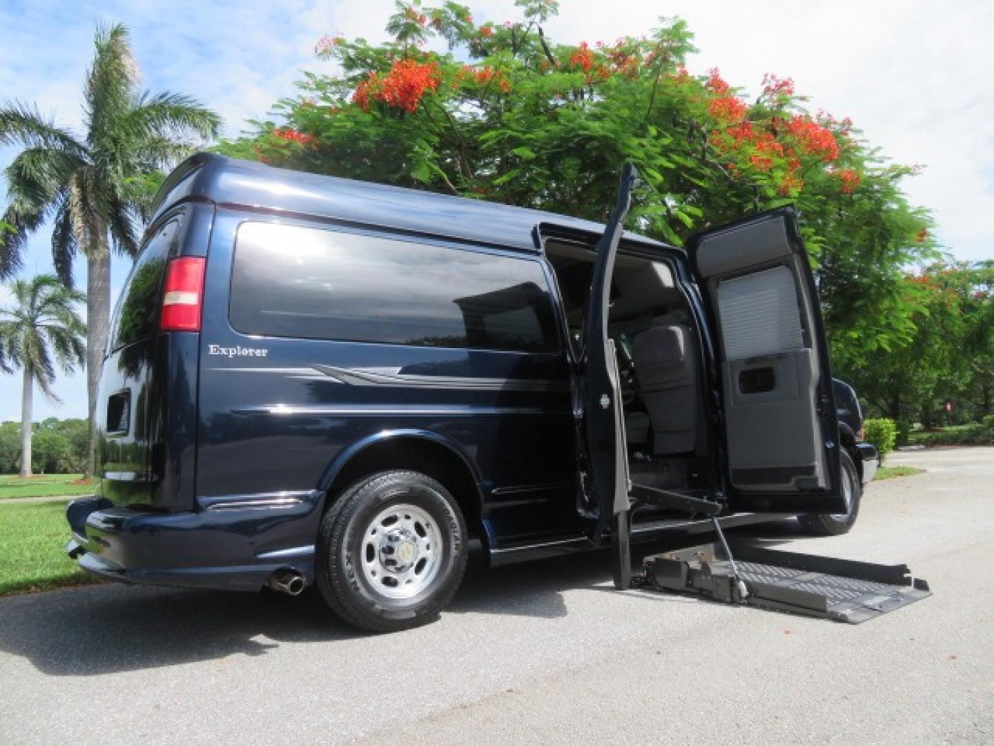 2012 Dark Blue /GRAY Chevrolet Express G2500 3LT RV (1GBWGLCG1C1) with an 6.0L V8 OHV 16V FFV engine, 6-Speed Automatic transmission, located at 4301 Oak Circle #19, Boca Raton, FL, 33431, (954) 561-2499, 26.388861, -80.084038 - You are looking at a Gorgeous 2012 Chevy Express Extended 2500 Handicap Wheelchair Conversion Van Explorer High Top Conversion with 47K Original Miles, Raised Side Entry Doors, Braun Side Wheelchair Lift with Wire Pendant Controls, Tie Down System, Plush Interior, Heated Seats, Back Up Camera, Rear - Photo#51