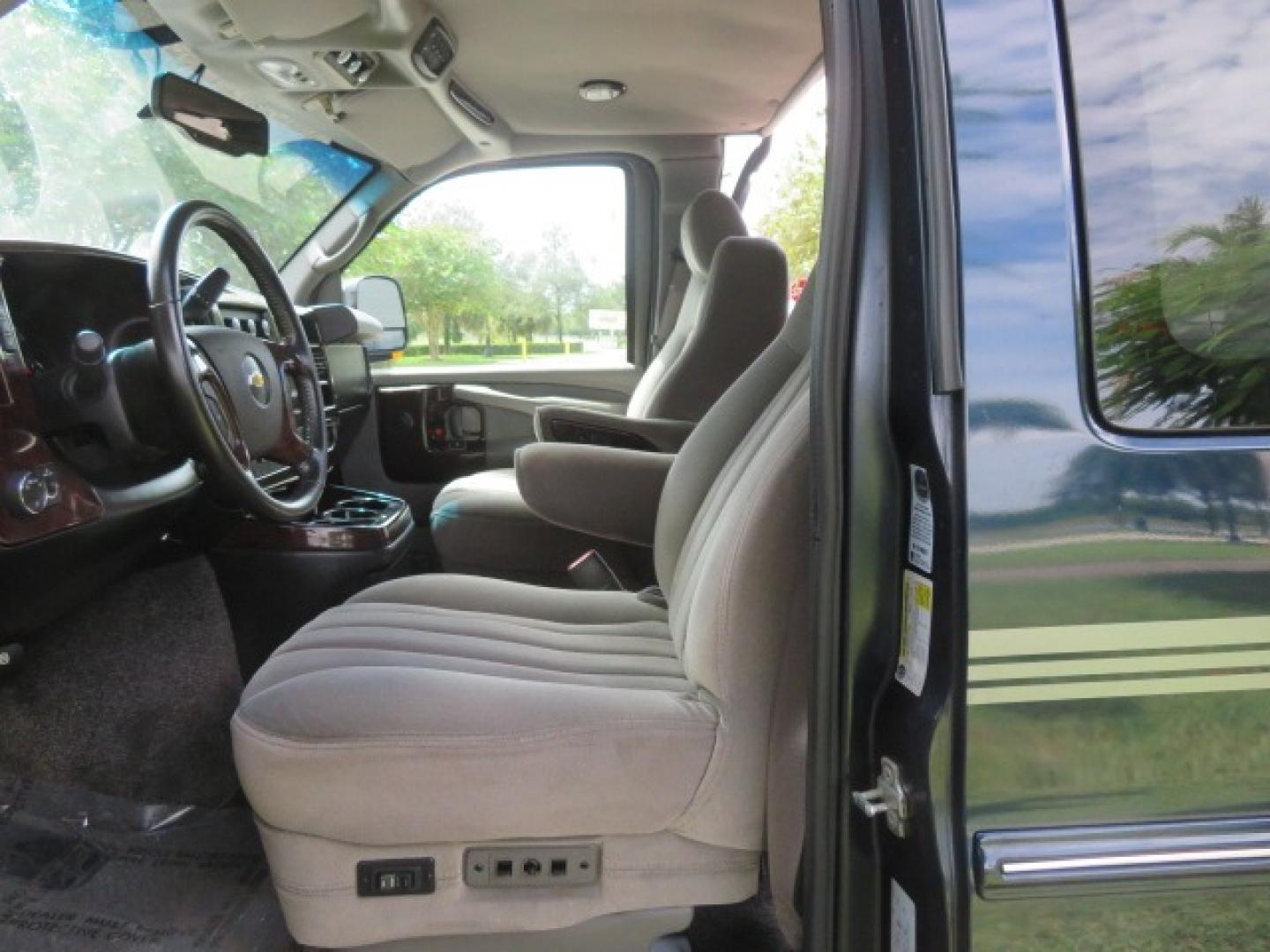 2012 Dark Blue /GRAY Chevrolet Express G2500 3LT RV (1GBWGLCG1C1) with an 6.0L V8 OHV 16V FFV engine, 6-Speed Automatic transmission, located at 4301 Oak Circle #19, Boca Raton, FL, 33431, (954) 561-2499, 26.388861, -80.084038 - You are looking at a Gorgeous 2012 Chevy Express Extended 2500 Handicap Wheelchair Conversion Van Explorer High Top Conversion with 47K Original Miles, Raised Side Entry Doors, Braun Side Wheelchair Lift with Wire Pendant Controls, Tie Down System, Plush Interior, Heated Seats, Back Up Camera, Rear - Photo#91