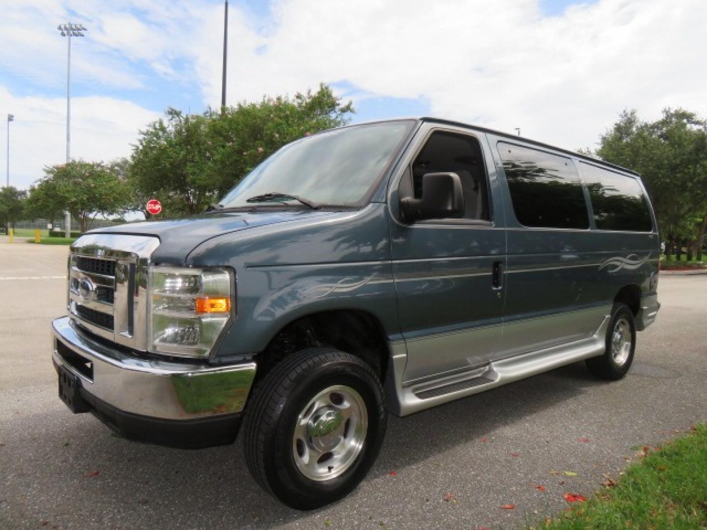 2012 Dark Blue Ford E-Series Van E-150 (1FTNE1EL9CD) with an 5.4L V8 SOHC 16V FFV engine, 4-Speed Automatic transmission, located at 4301 Oak Circle #19, Boca Raton, FL, 33431, (954) 561-2499, 26.388861, -80.084038 - Photo#8