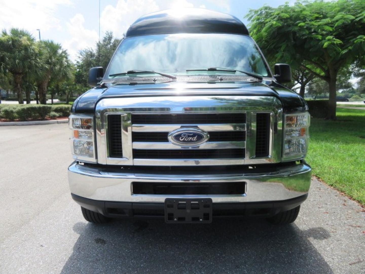 2014 Black Ford E-Series Van E-250 Extended (1FTNS2ELXED) with an 5.4L V8 SOHC 16V FFV engine, 4-Speed Automatic transmission, located at 4301 Oak Circle #19, Boca Raton, FL, 33431, (954) 561-2499, 26.388861, -80.084038 - You are looking at a Gorgeous Black 2014 Ford Econoline E250 Extended Handicap Wheelchair Conversion Van with 21K Original Miles and Fully Loaded with all the options including: Avenger Conversion Package, Ricon Slide Away 600LB Side Entry Wheelchair Lift, Lowered Floor, Expanded Side Entry Doors, P - Photo#8