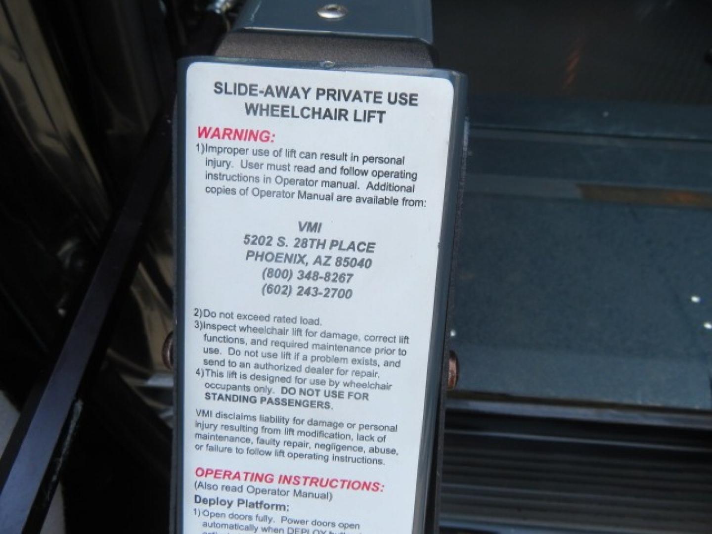 2014 Black Ford E-Series Van E-250 Extended (1FTNS2ELXED) with an 5.4L V8 SOHC 16V FFV engine, 4-Speed Automatic transmission, located at 4301 Oak Circle #19, Boca Raton, FL, 33431, (954) 561-2499, 26.388861, -80.084038 - You are looking at a Gorgeous Black 2014 Ford Econoline E250 Extended Handicap Wheelchair Conversion Van with 21K Original Miles and Fully Loaded with all the options including: Avenger Conversion Package, Ricon Slide Away 600LB Side Entry Wheelchair Lift, Lowered Floor, Expanded Side Entry Doors, P - Photo#98