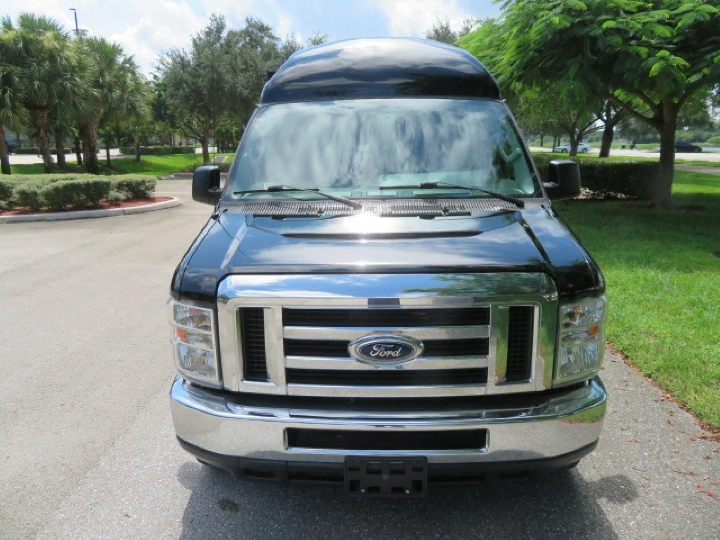 2014 Black Ford E-Series Van E-250 Extended (1FTNS2ELXED) with an 5.4L V8 SOHC 16V FFV engine, 4-Speed Automatic transmission, located at 4301 Oak Circle #19, Boca Raton, FL, 33431, (954) 561-2499, 26.388861, -80.084038 - You are looking at a Gorgeous Black 2014 Ford Econoline E250 Extended Handicap Wheelchair Conversion Van with 21K Original Miles and Fully Loaded with all the options including: Avenger Conversion Package, Ricon Slide Away 600LB Side Entry Wheelchair Lift, Lowered Floor, Expanded Side Entry Doors, P - Photo#9